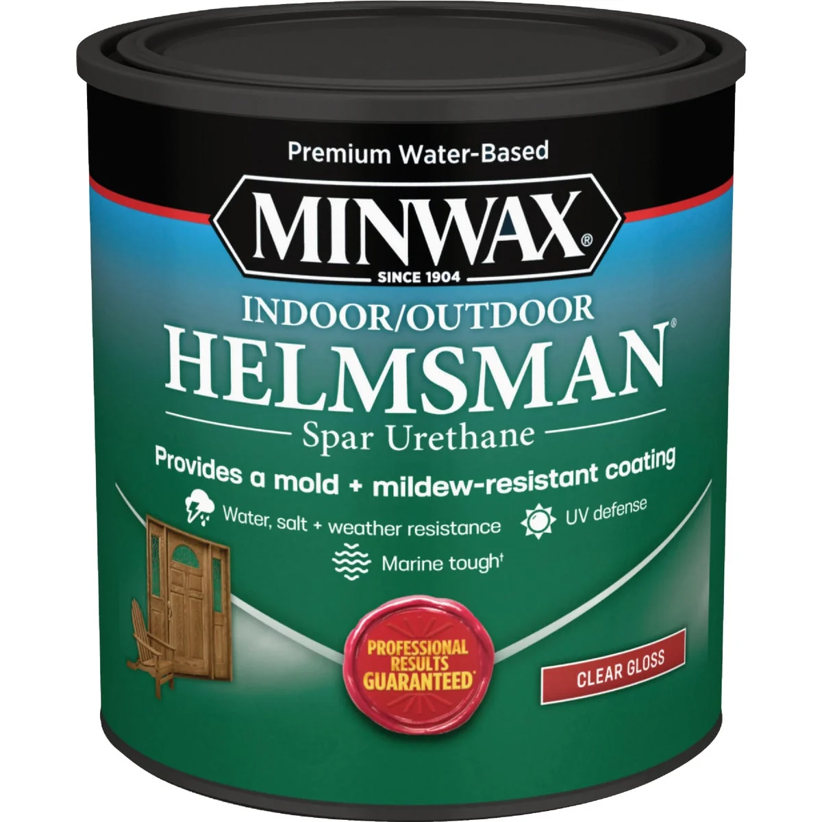 Verified Minwax Water Based Helmsman Indoor Outdoor Gloss Clear Spar Urethane 1 Qt. Minimalist