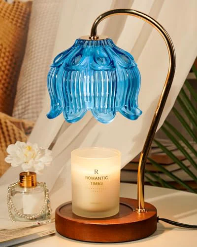 Luxury Flower Candle Warmer Lamp with Timer Authentic