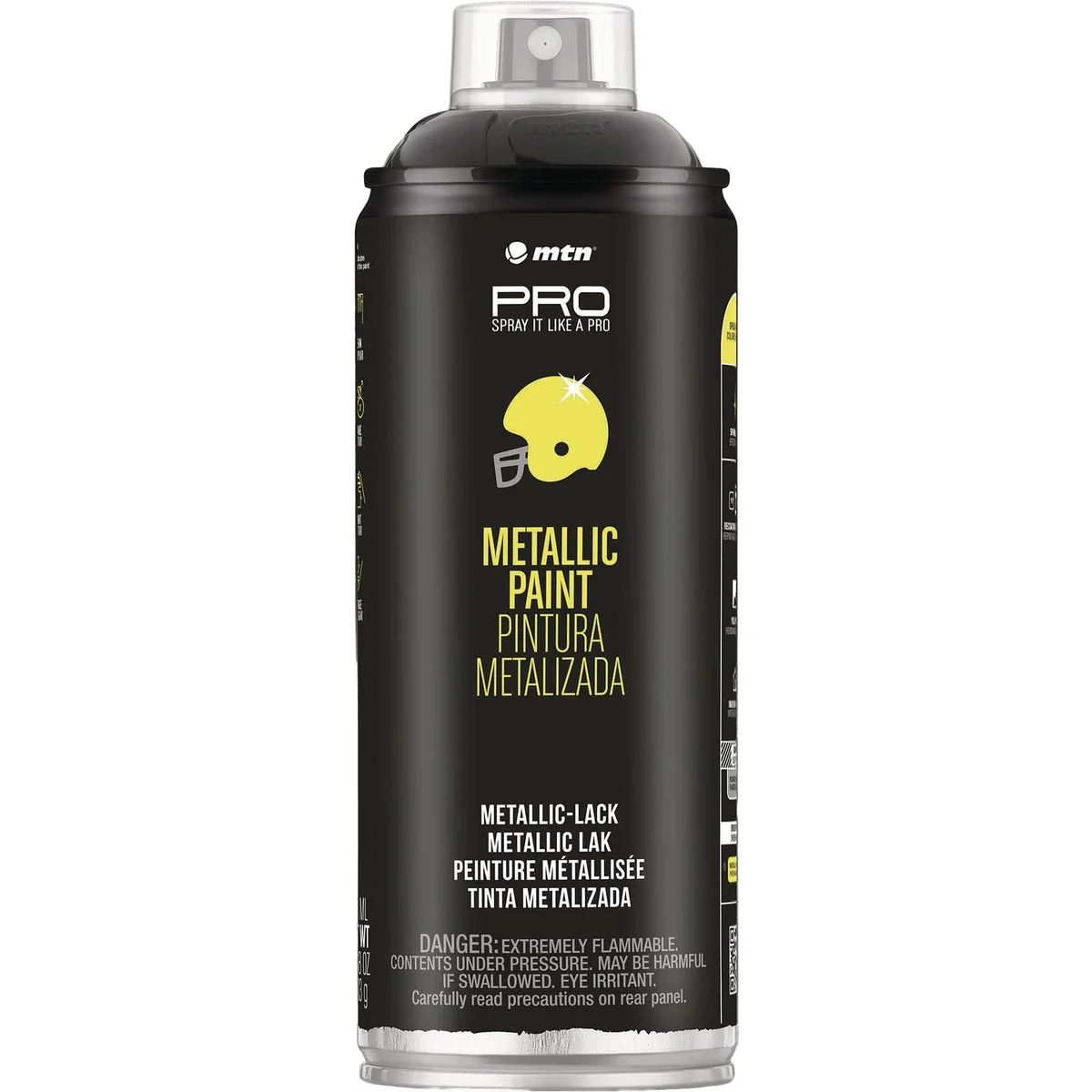 Comfortable MTN WEPRO 400ml Black Metallic Spray Paint Relaxed