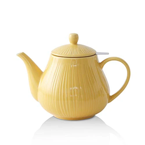 Artisan Ceramic Teapot with Infuser Fashionable
