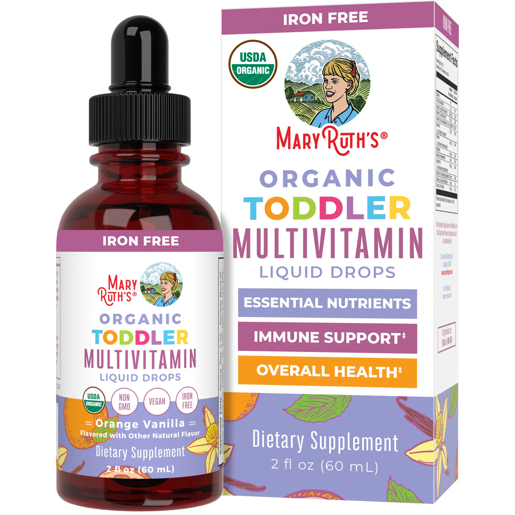 Fashionable MaryRuth’s Toddler Multivitamin Drops Practical