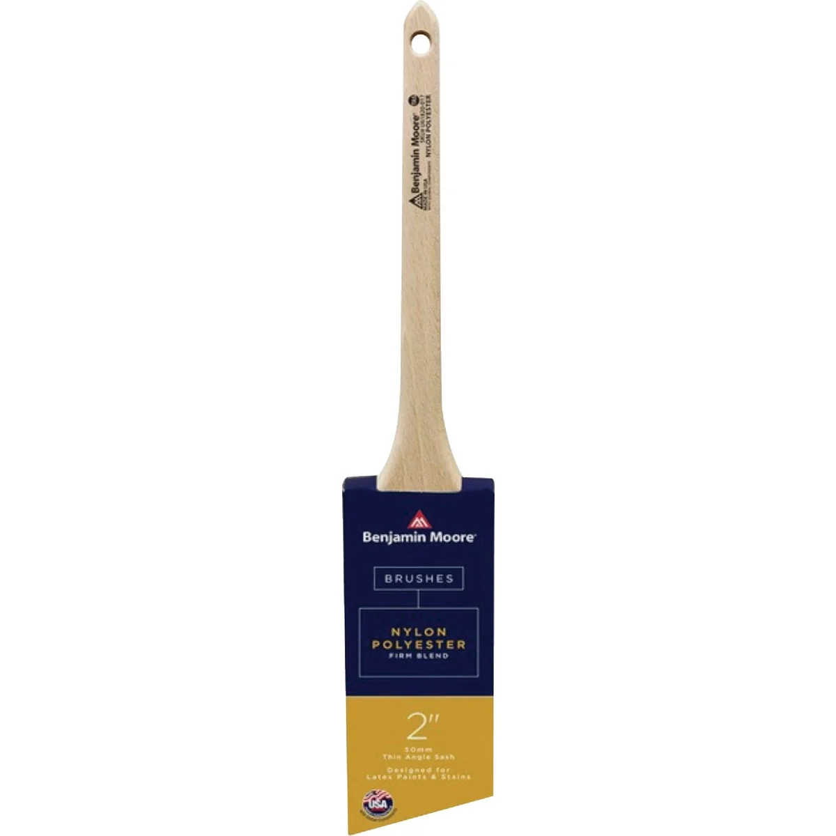 Clean Benjamin Moore 2 Thin Angle Sash Nylon Poly Brush Firm Sophisticated