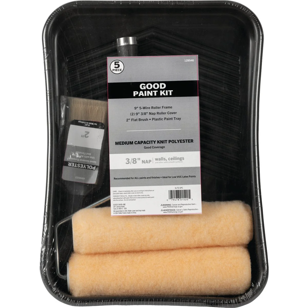 Selected Shur-Line Good Roller Tray Set 5-Piece Natural