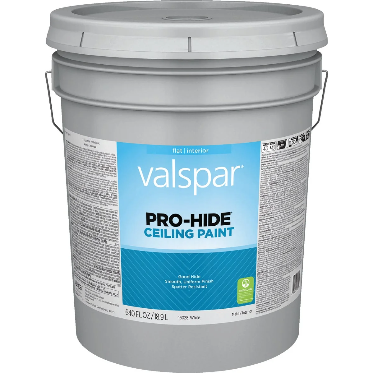 Innovative Valspar Pro Hide Ceiling Paint White 5 Gal. Easy-to-Use