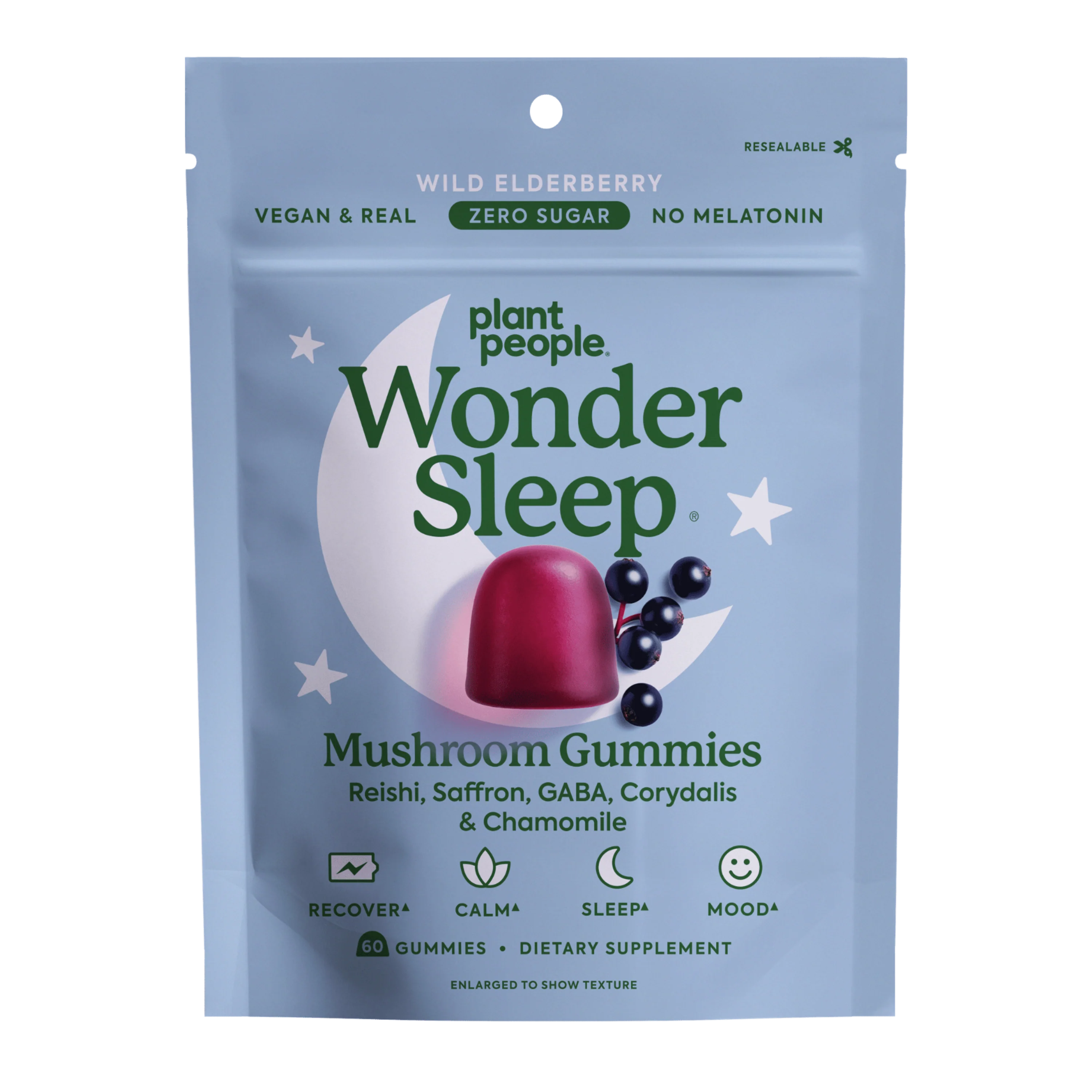 Classic Plant People WonderSleep – Mushroom Gummies Original