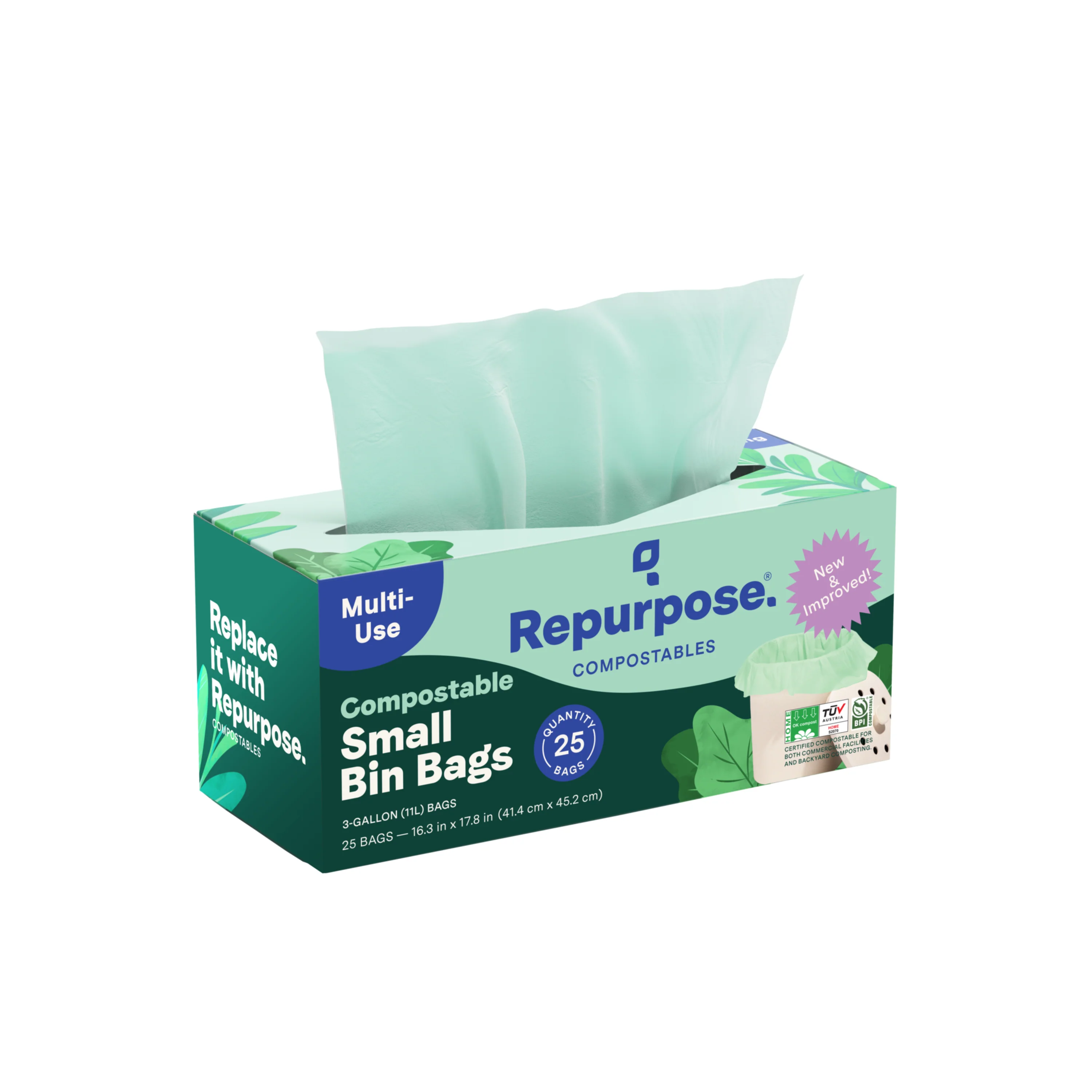 Fine Crafted Repurpose Compostable Small Bin Bags Original