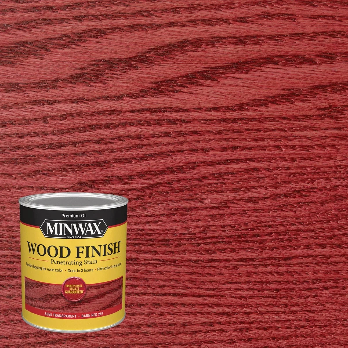 Sustainable Minwax 1 Qt. 287 Barn Red Wood Finish Responsible