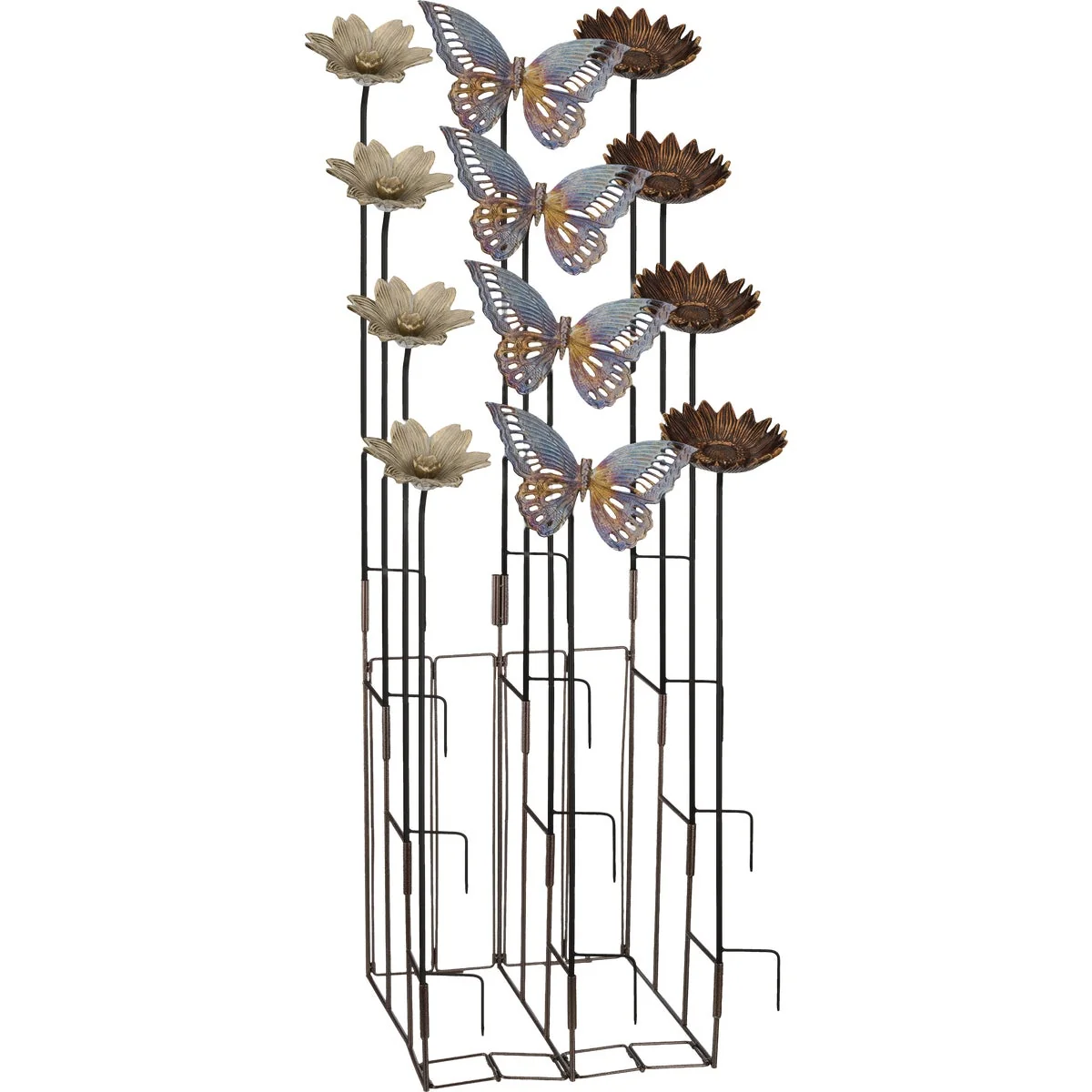 Refined Regal Art Gift Cast Garden Stake Assortment 12-Piece Authentic