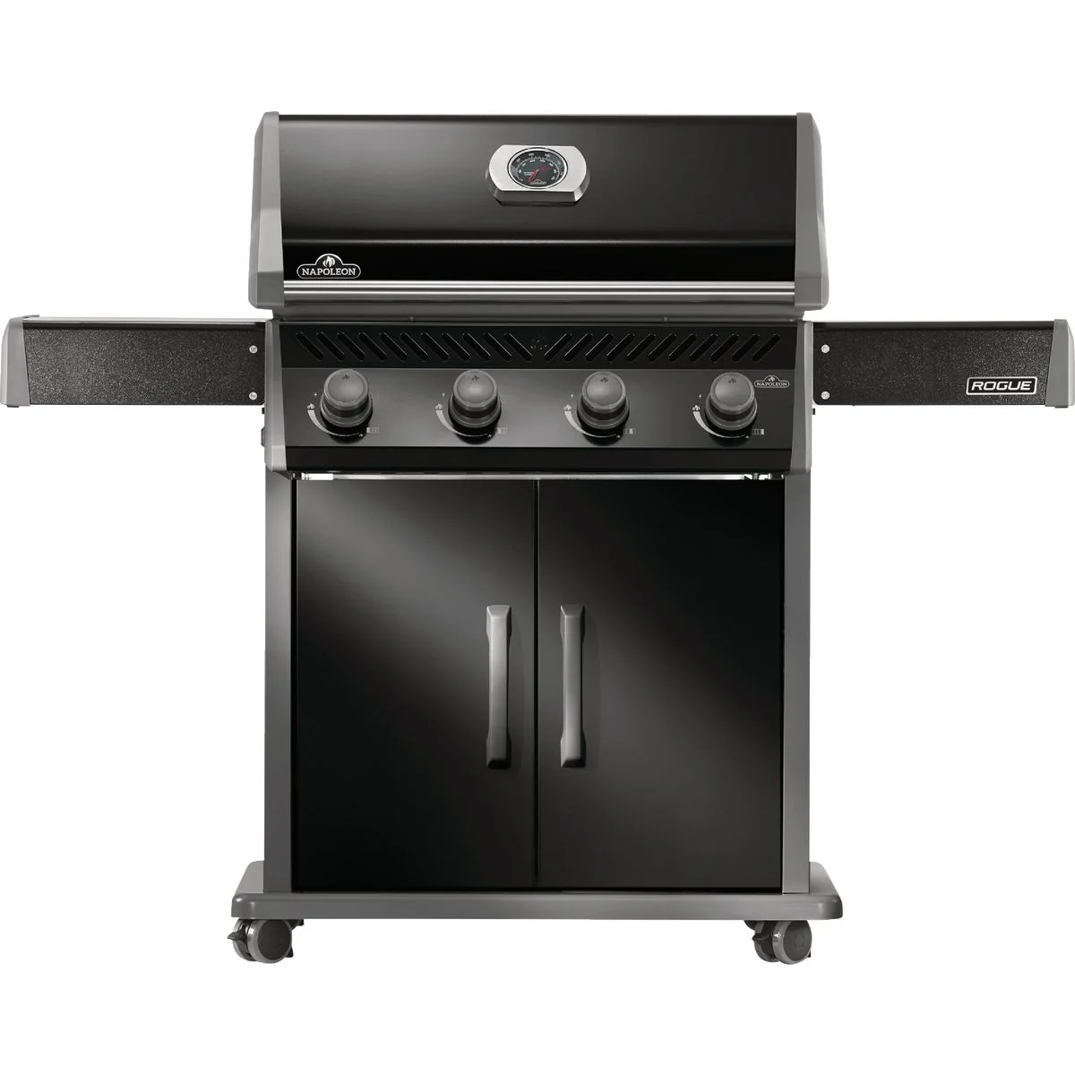 Proven Napoleon Rogue 525 4-Burner Stainless Steel Grids LP Gas Grill Black Recyclable