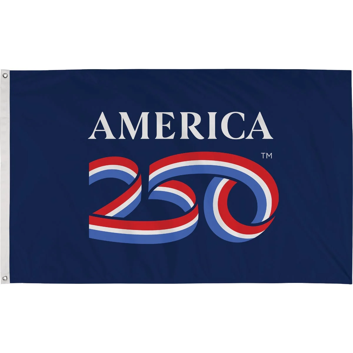 Sustainable Valley Forge America 250 3 Ft. x 5 Ft. Polycotton Flag Modern