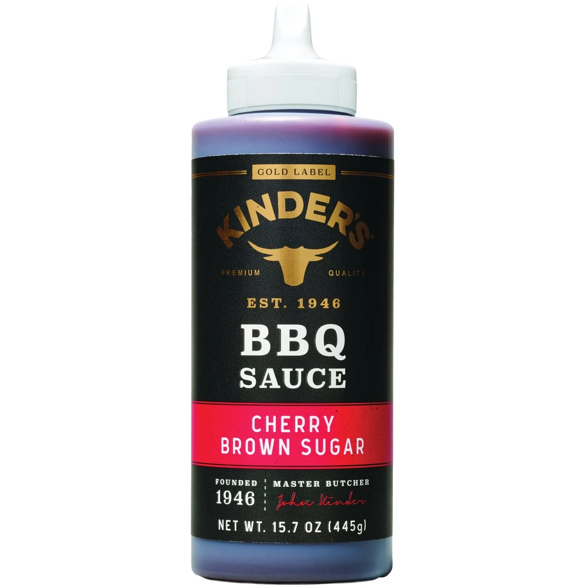 Proven Kinder’s 15.7 Oz. Cherry Brown Sugar BBQ Sauce Soft