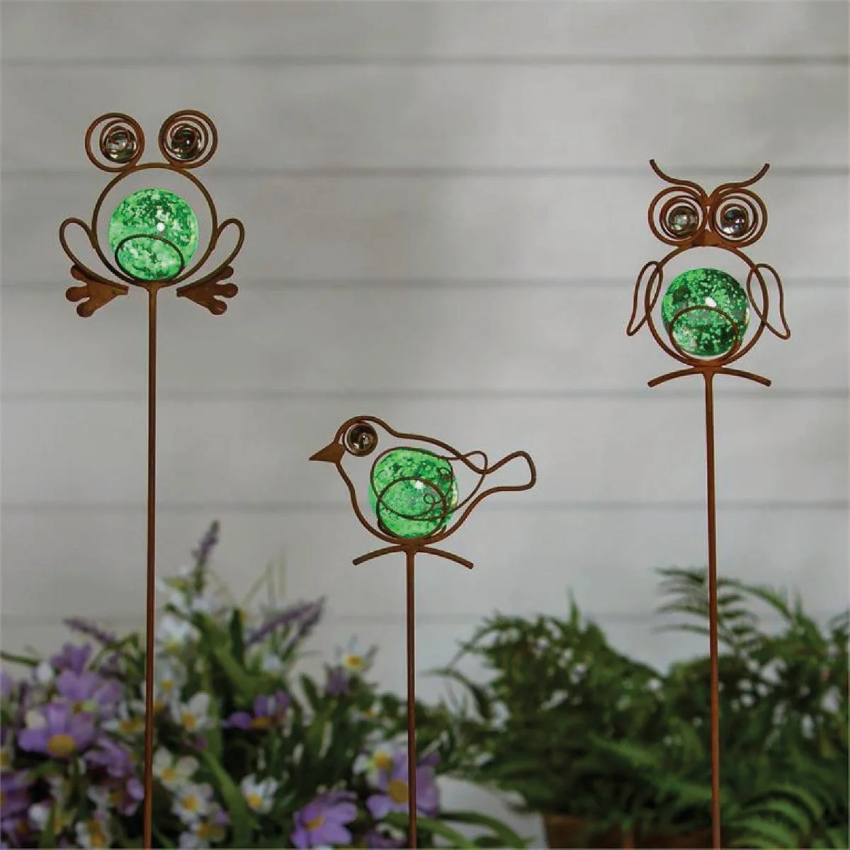 Original Design Evergreen What She Shed 36 In. H. Critter Garden Stake User-Friendly