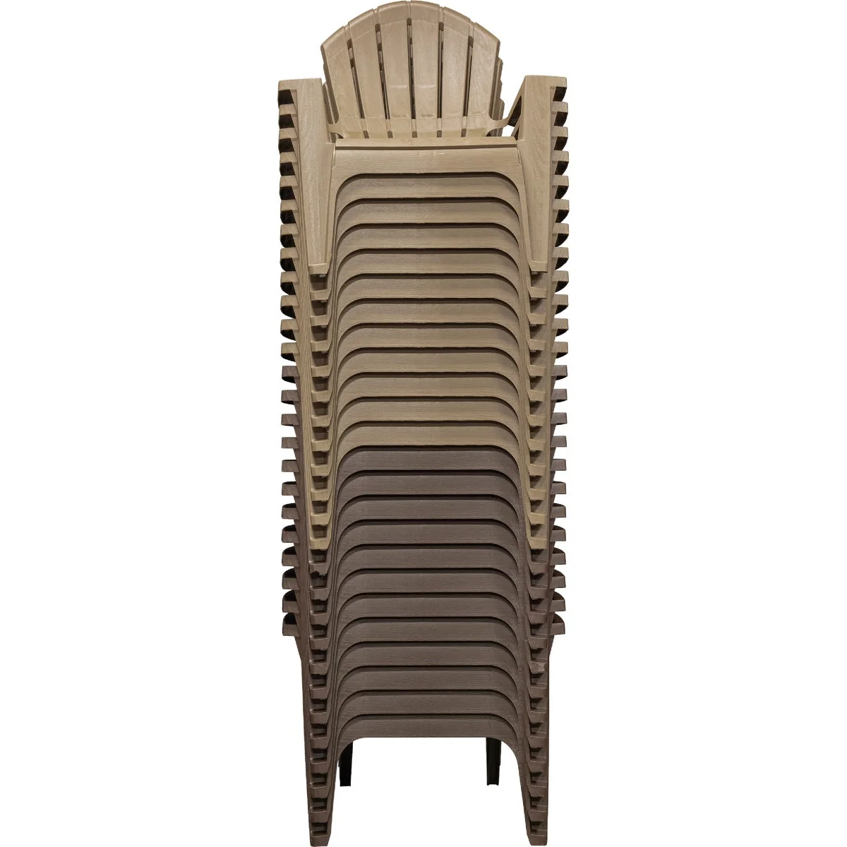 High-Performance Adams Comfort Black Biscuit Adirondack Chair Display 24-Piece Environmentally Friendly