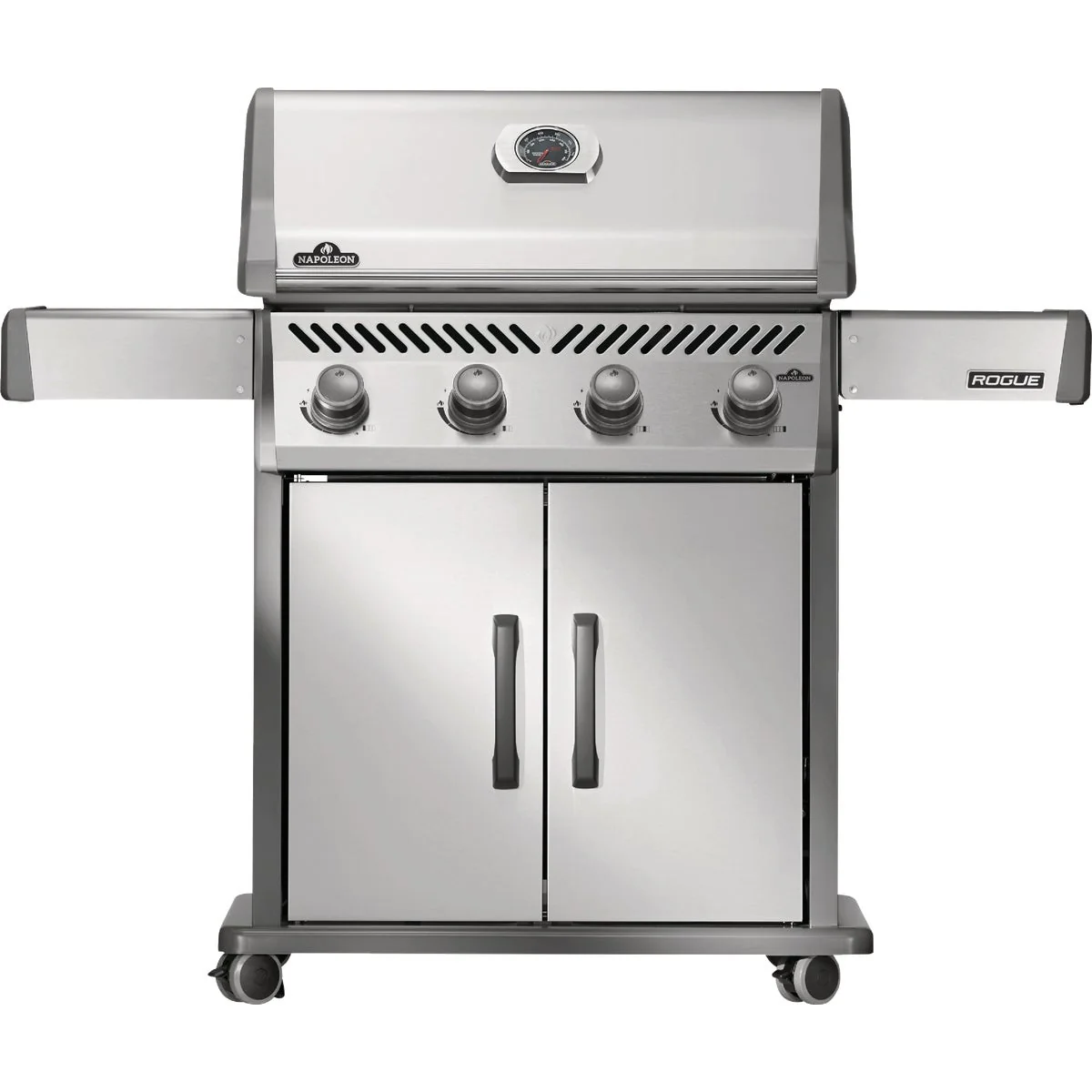 Contemporary Napoleon Rogue 525 4-Burner Natural Gas Grill Stainless Steel Soft