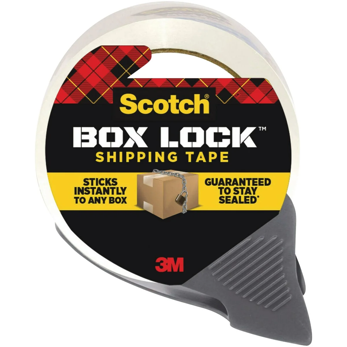 Organic Scotch Box Lock 1.88 In. x 38.2 Yd. Clear Shipping Packaging Tape Fine Crafted