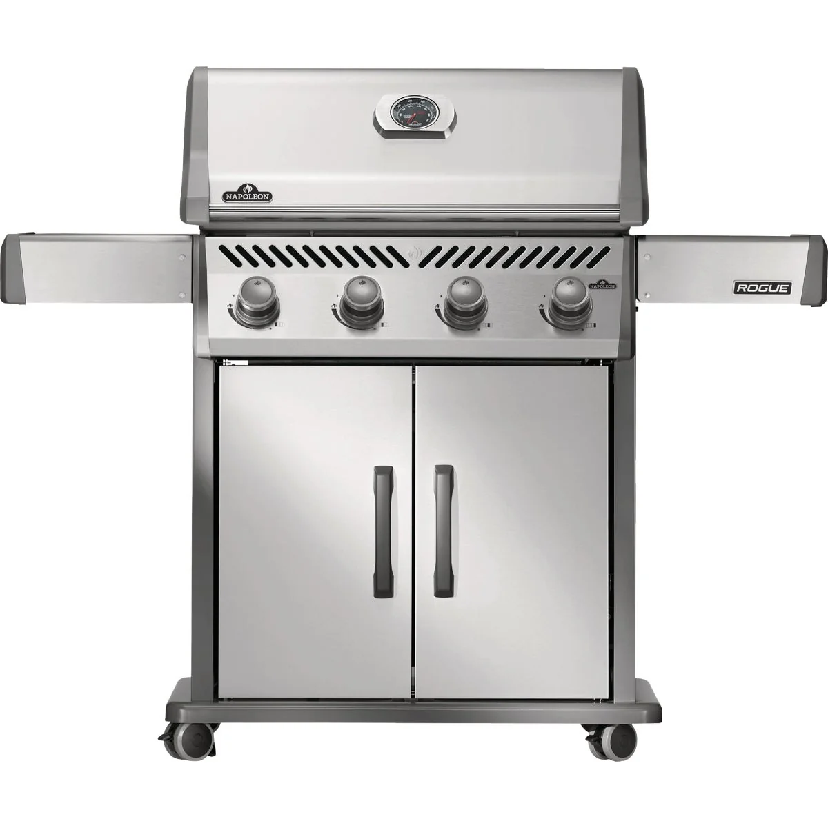 Practical Napoleon Rogue 525 4-Burner LP Gas Grill Stainless Steel Flexible