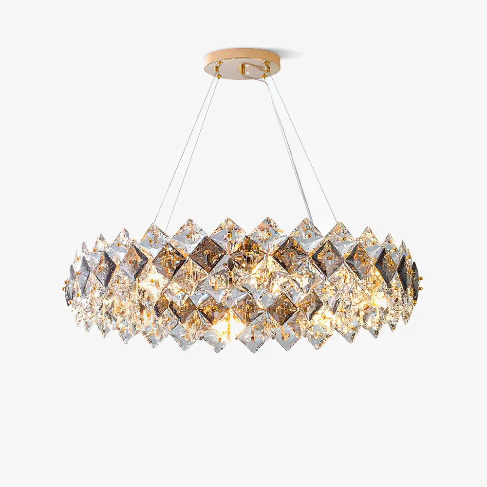 Expertly Made Stralende diamanten kristallen kroonluchter Exceptional