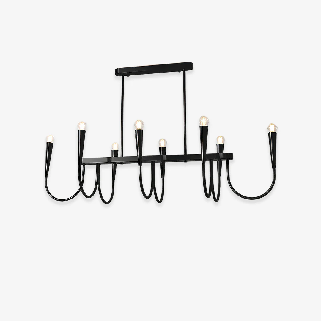 Consistent Mid Century Swoop Arm-kroonluchter Excellent