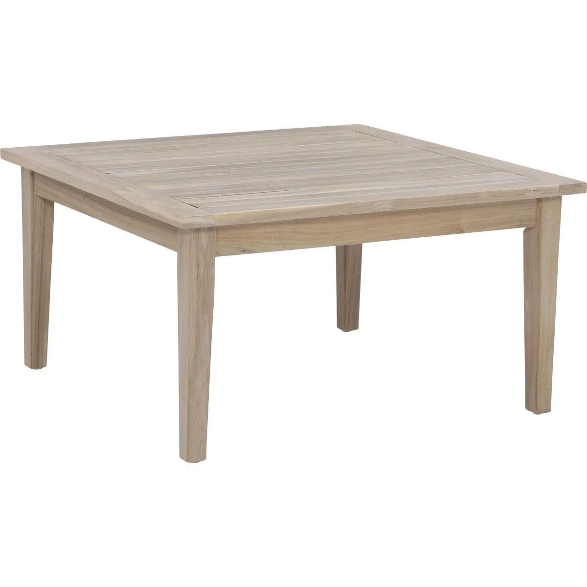 Functional Linon Svana 31.5 In. W. Square Natural Acacia Wood Coffee Table Flexible