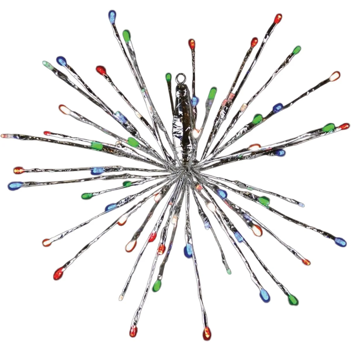 Eco-Friendly Holiday Bright Lights 16 In. Multi LED with Silver Wrap Radiant Blast Light Quality