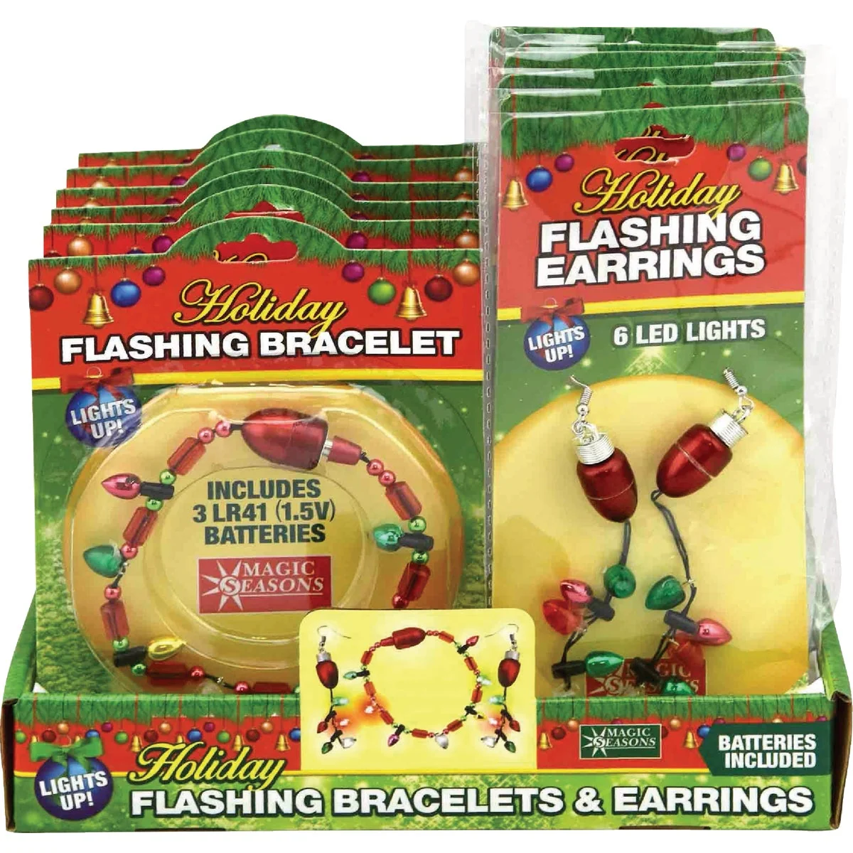 World-Class Seasons Holiday Earrings and Bracelets Fast