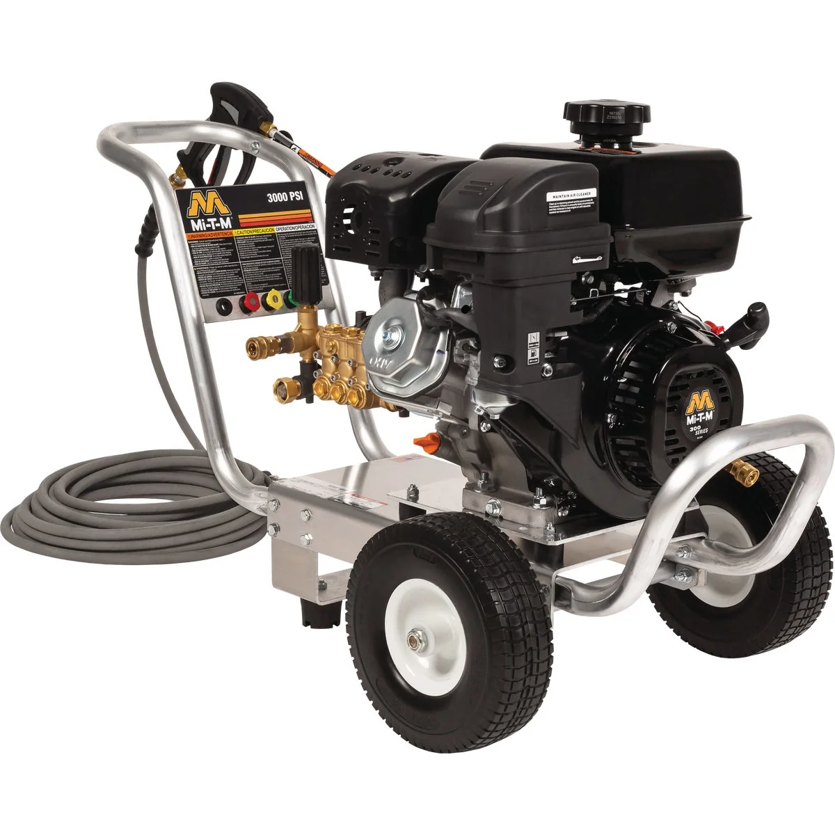 Reliable Mi-T-M CA Aluminum Series 3000 psi 3 GPM Cold Water Portable Gas Pressure Washer Fine Crafted
