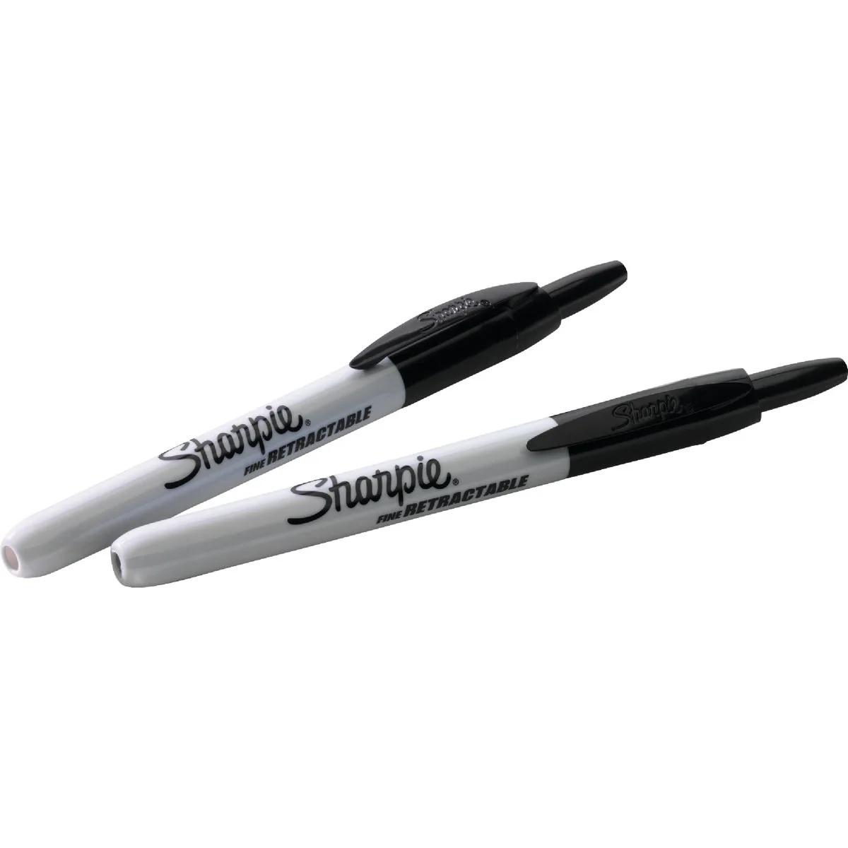 Reusable Sharpie Black Fine Point Retractable Marker 2-Pack Carefully Designed