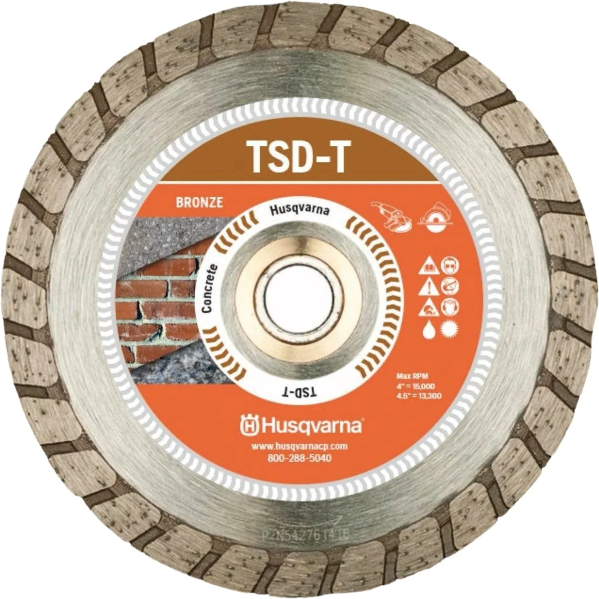 Stylish Husqvarna 7 In. Dri Disc Tacti-T Continuous Rim Diamond Blade Elegant