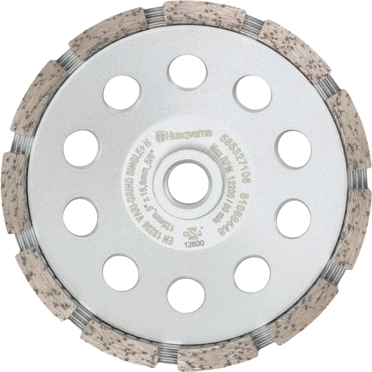 Stylish Husqvarna 4 In. Vari-Grind Single H Cup Wheel Superior
