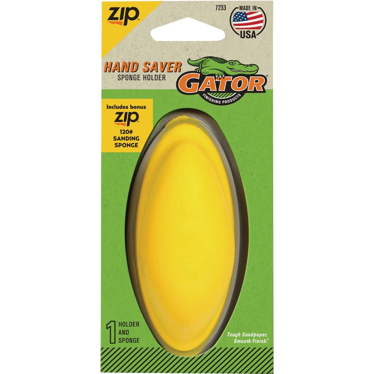 Original Design Gator Grit Zip 120 Grit Sanding Sponge Holder Carefully Designed