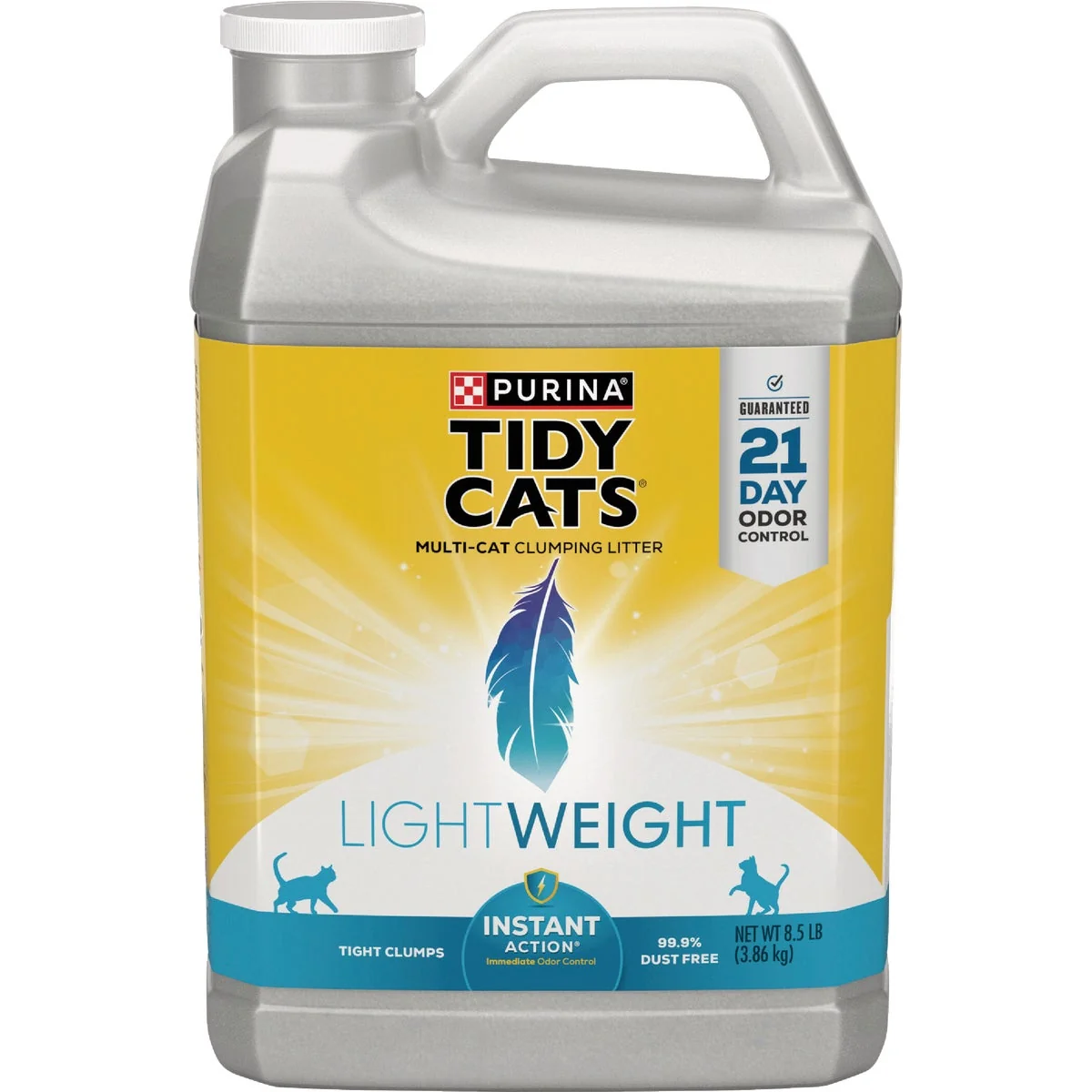 Exclusive Purina Tidy Cats 8.5 Lb. Clumping Lightweight Instant Action Cat Litter Exceptional