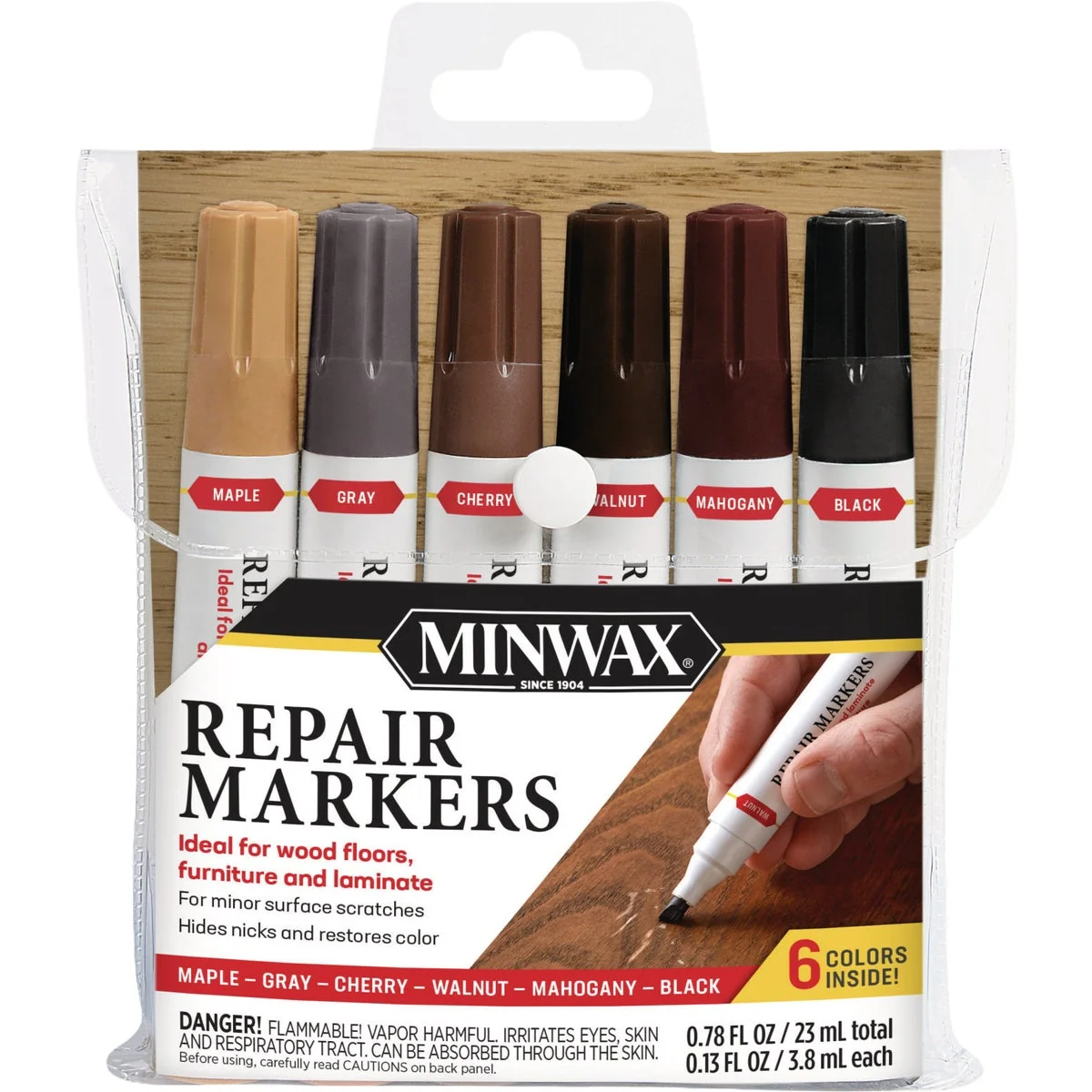 Prestigious Minwax Repair Markers 6-Count Natural