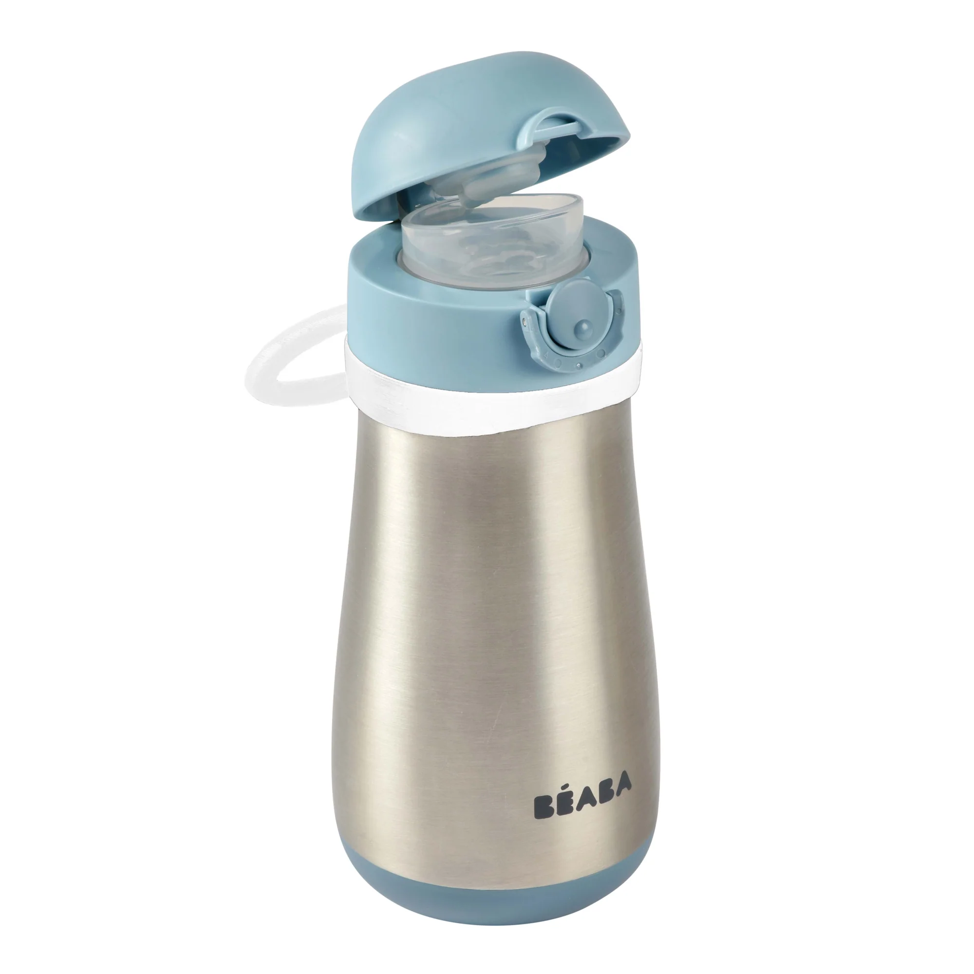 Pure BEABA Stainless Steel Toddler Thermos Water Bottle 18 months Innovative