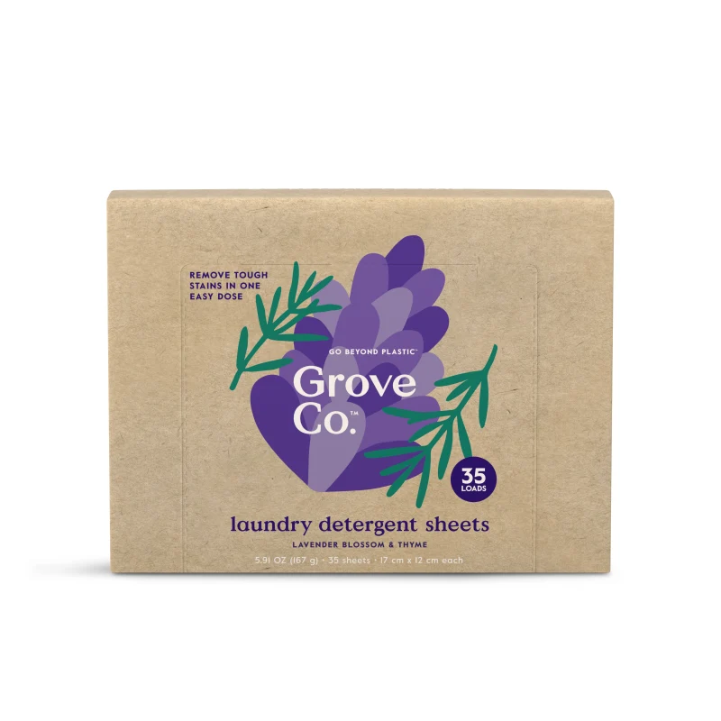 Solid Grove Co. Laundry Detergent Sheets Pre-Measured — Tough on Stains Sustainable