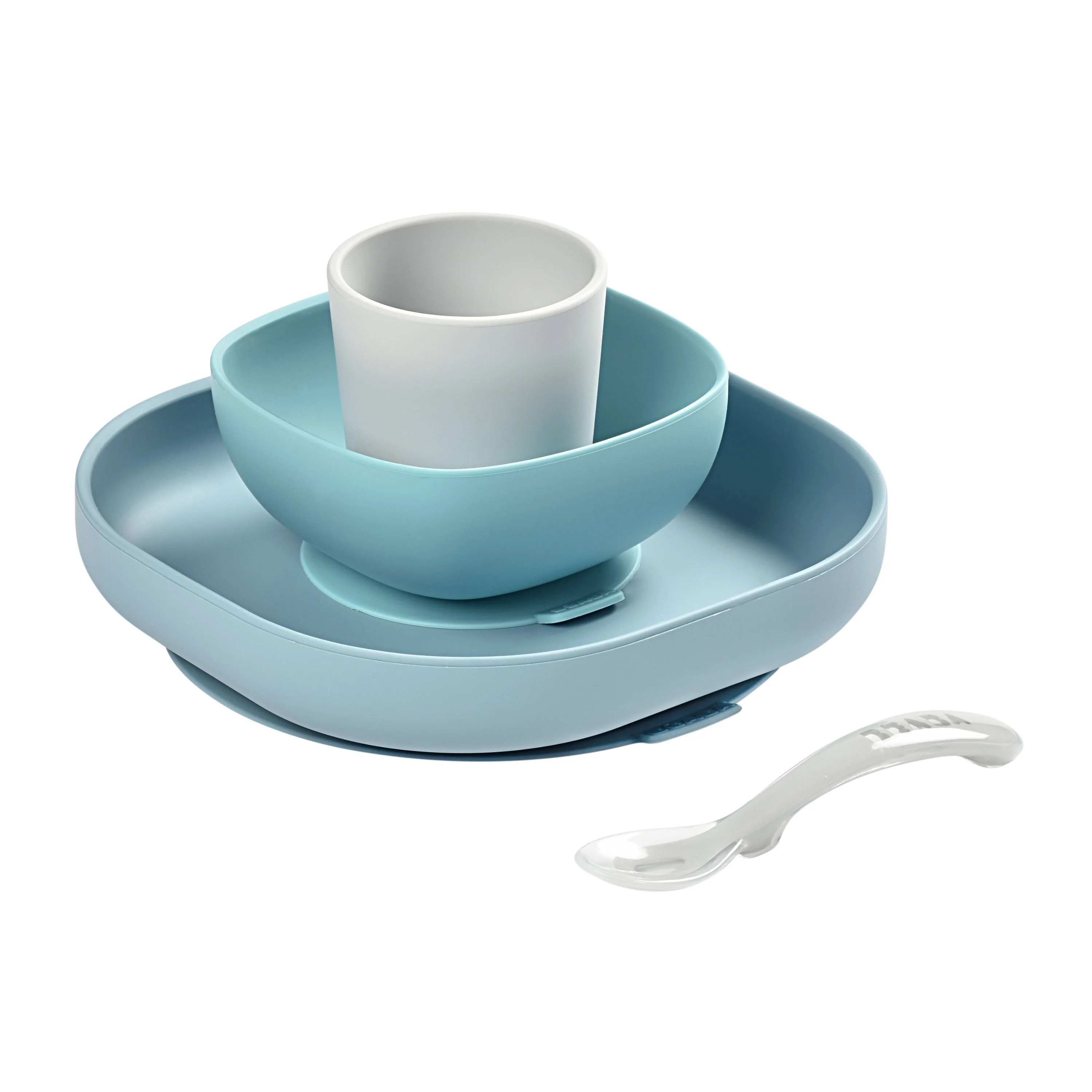 Outstanding BEABA Silicone Baby Feeding Set Organic