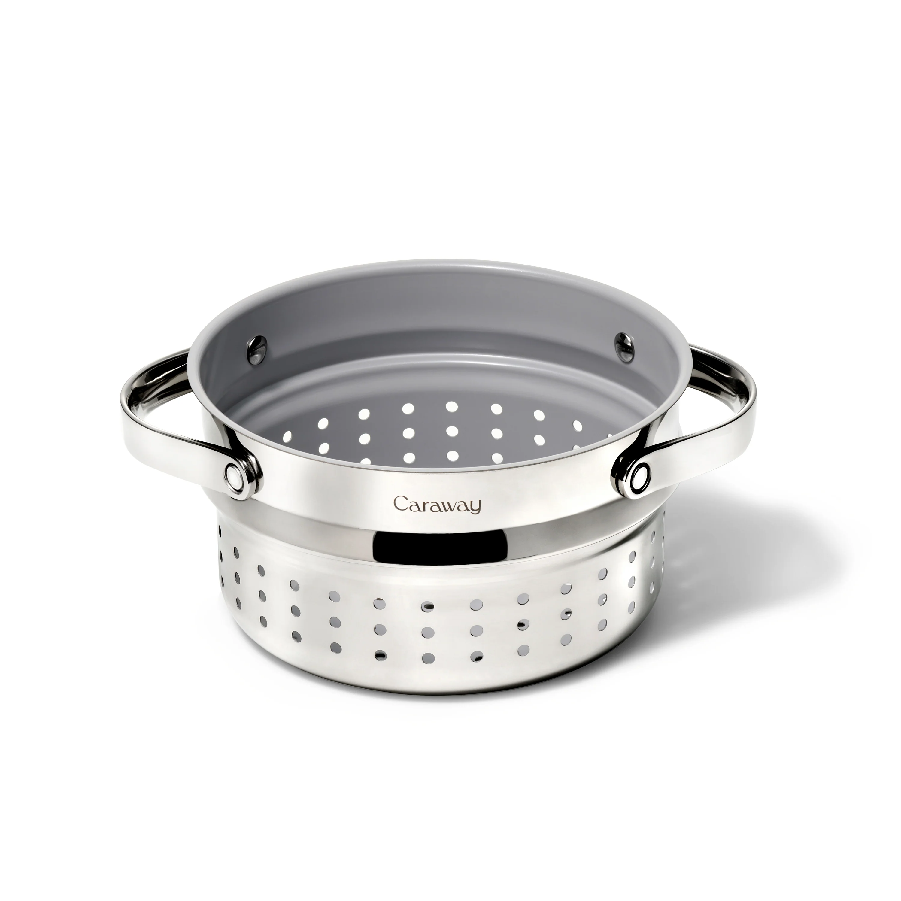 Luxury Caraway Stainless Steel Sauce Pan Steamer 3 qt Classic