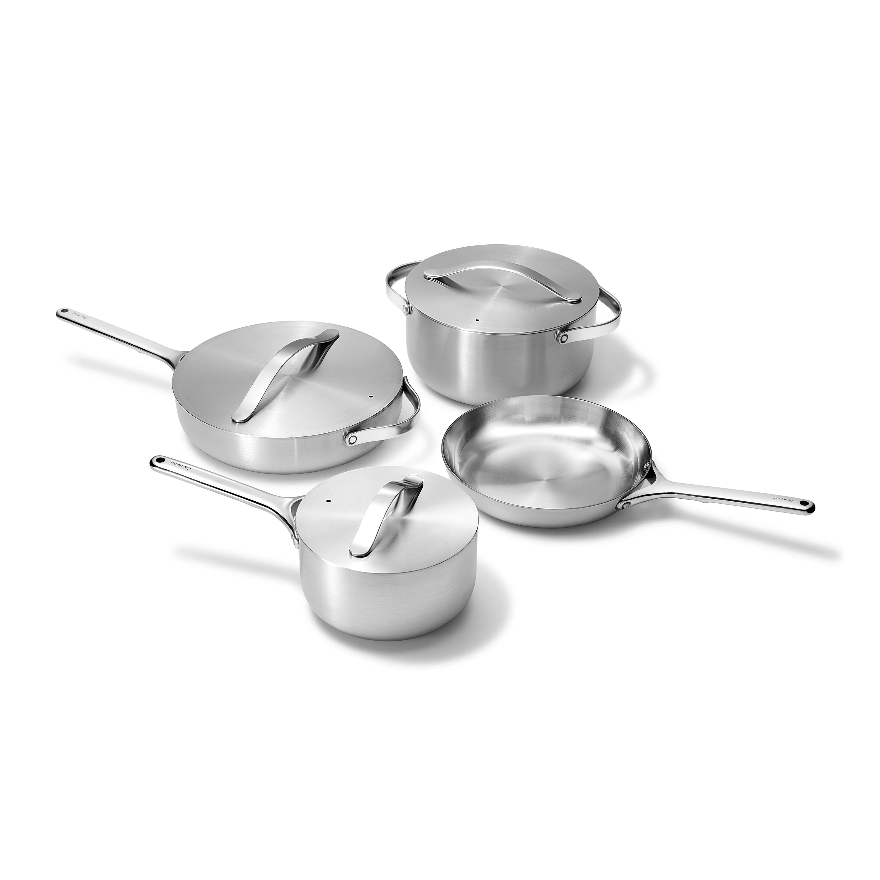 Trusted Caraway 12-Piece Stainless Steel Cookware Set With Complimentary Storaget Genuine