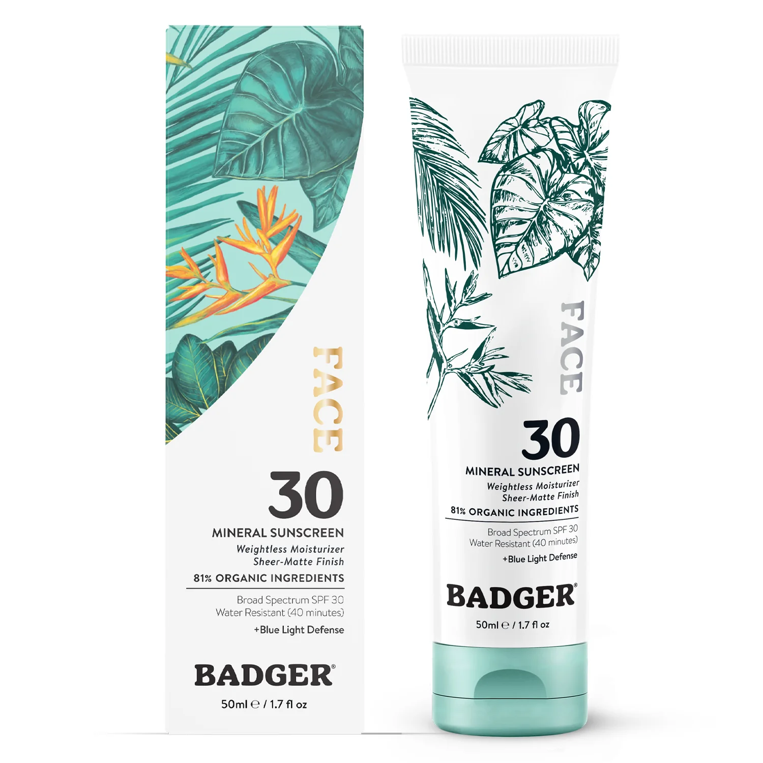 Luxury Badger Balm Face Mineral Sunscreen – SPF 30 Dependable