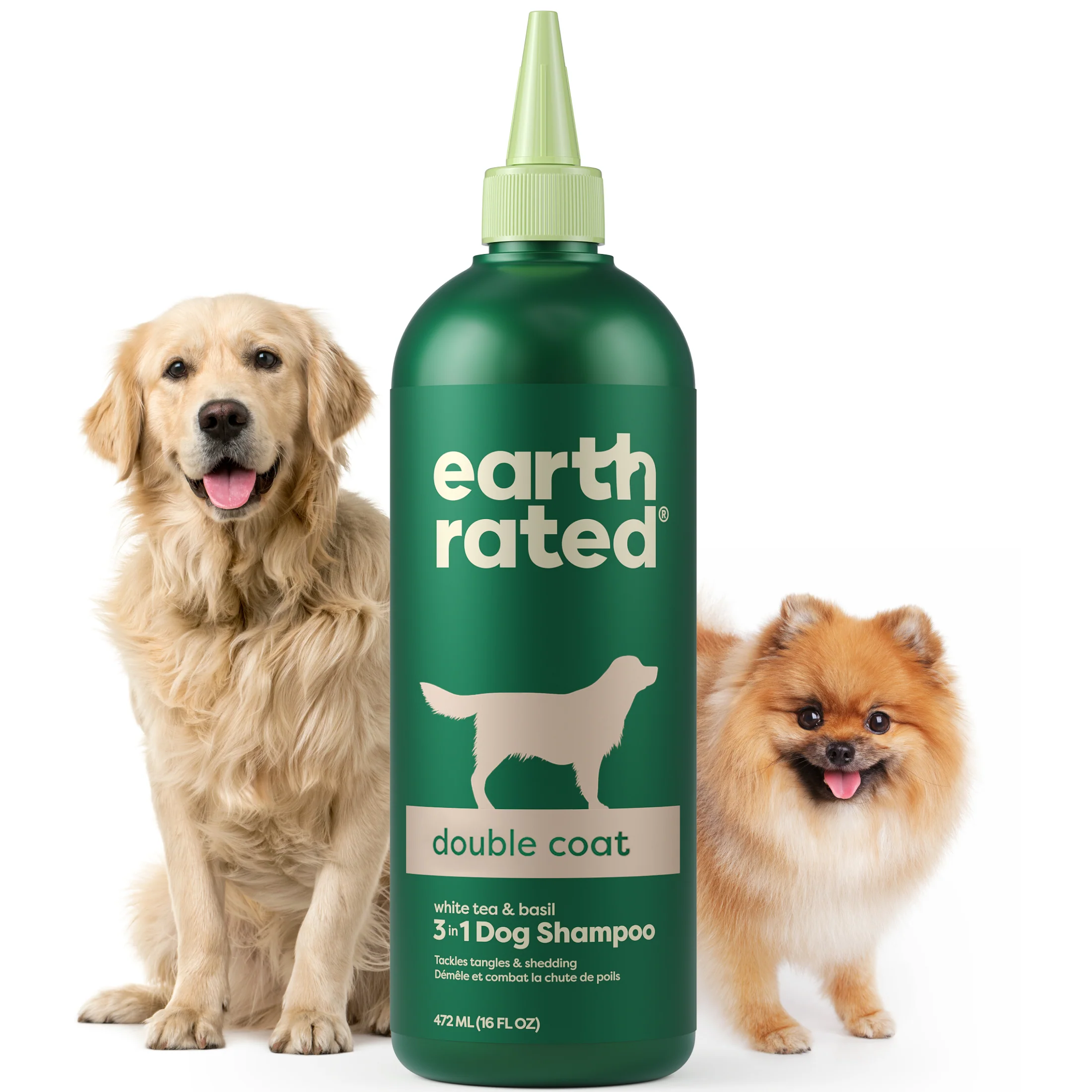 Crafted Earth Rated 3-in-1 Double Coat Dog Shampoo Smart