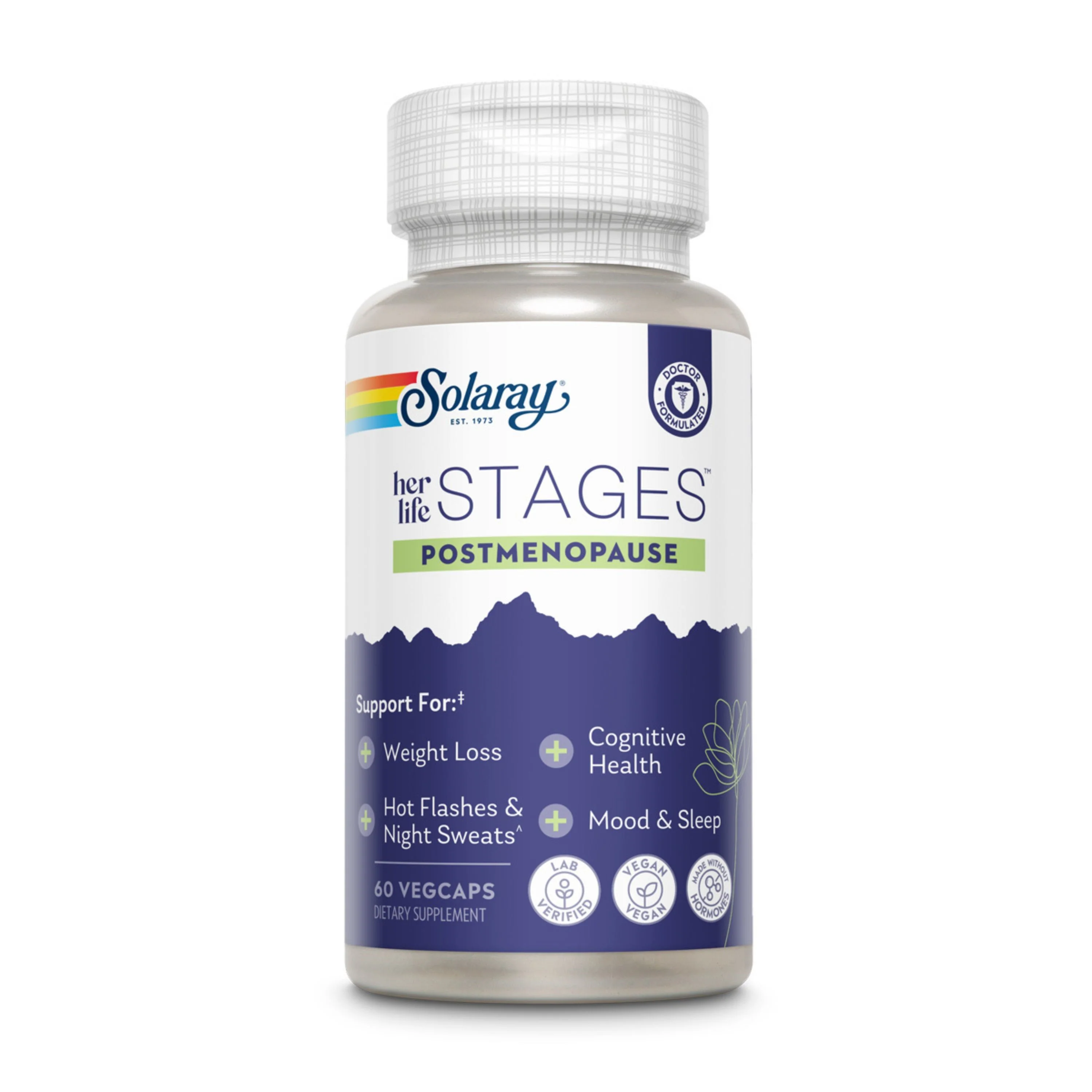 Secure Solaray her life Stages™ Postmenopause Veg Capsule Stylish