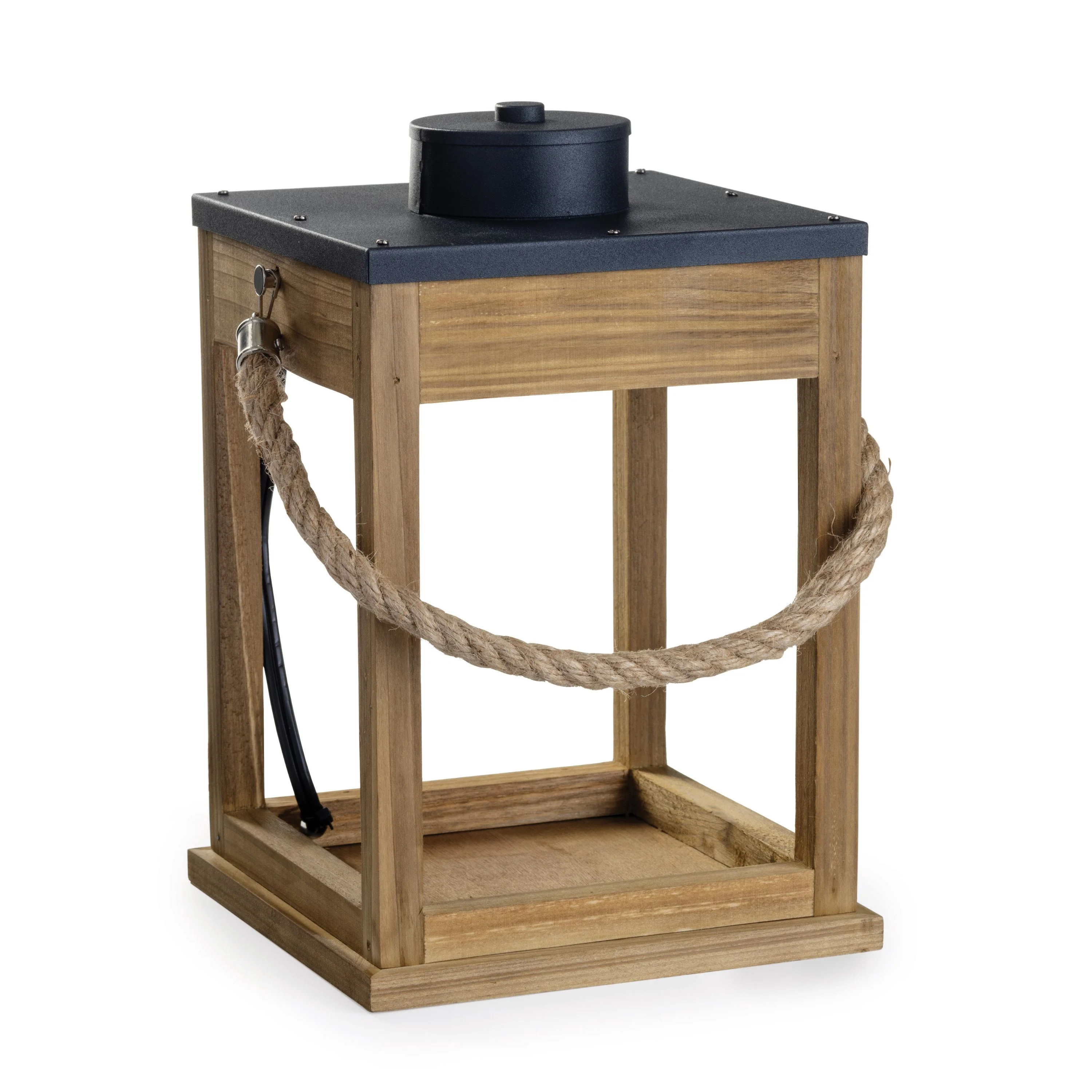 Pure Candle Warmers Etc. Wood Rope Wooden Candle Warmer Lantern Breathable