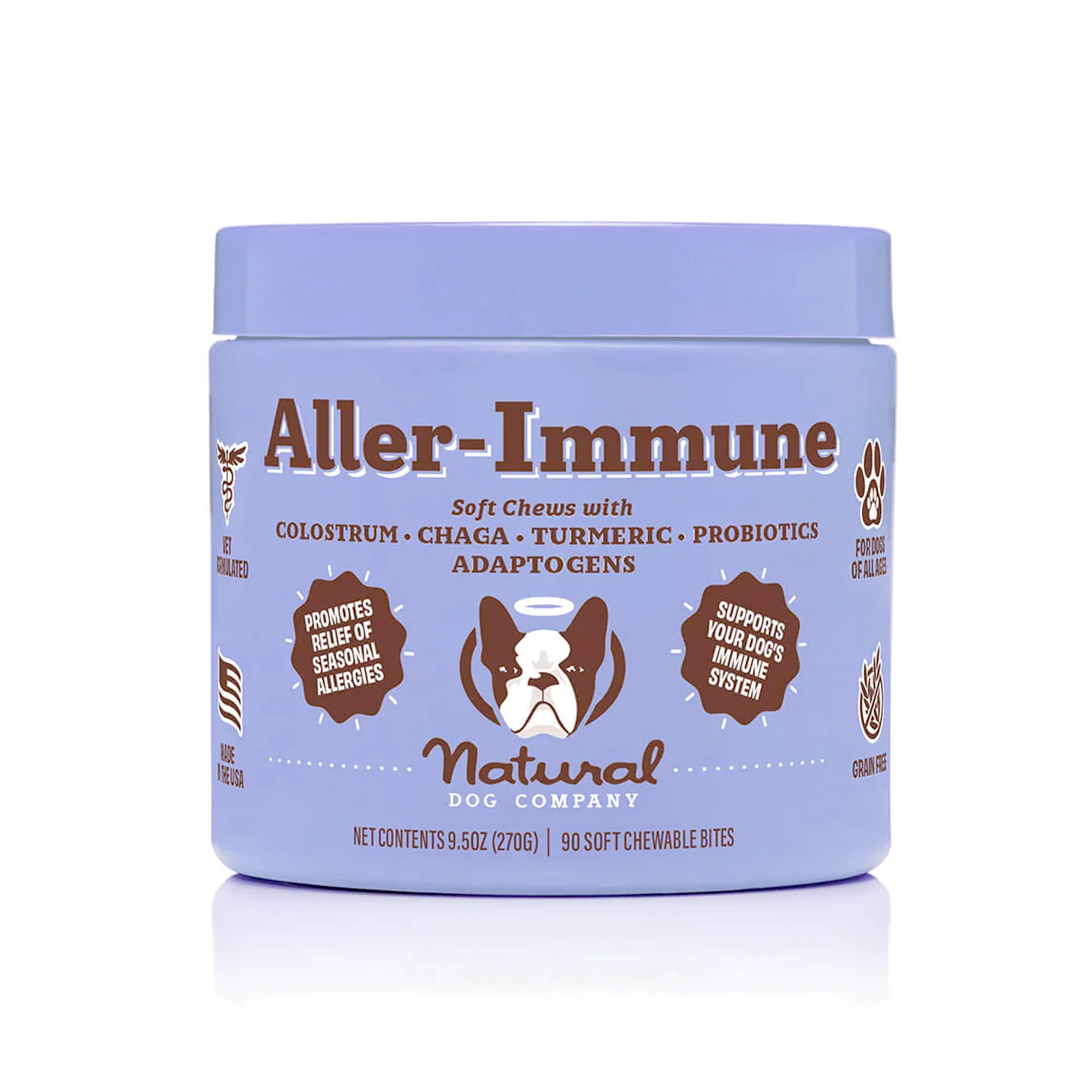 Refined Natural Dog Company Aller-Immune Supplement Soft Chews Innovative