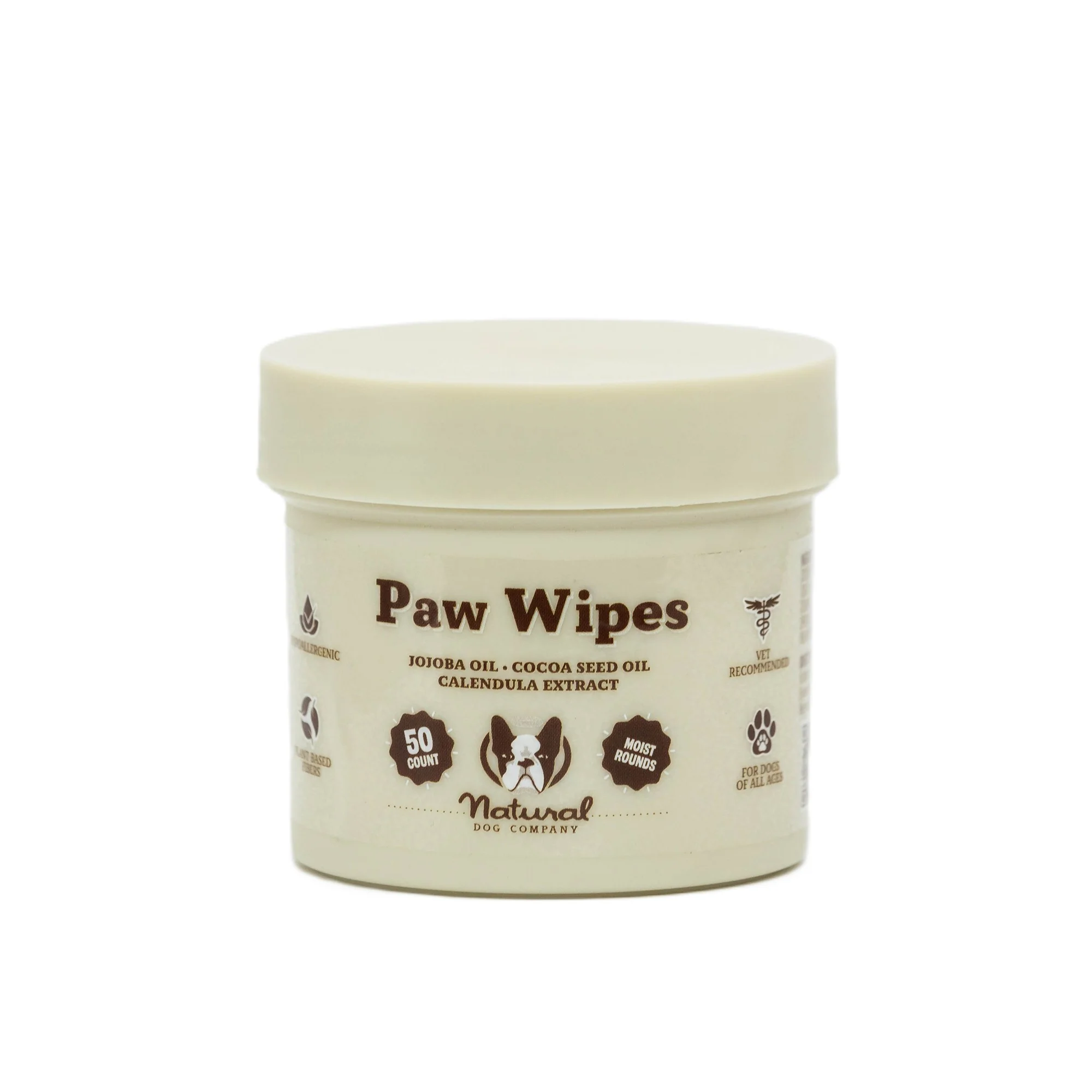 Eco-Friendly Natural Dog Company Paw Wipes Dependable