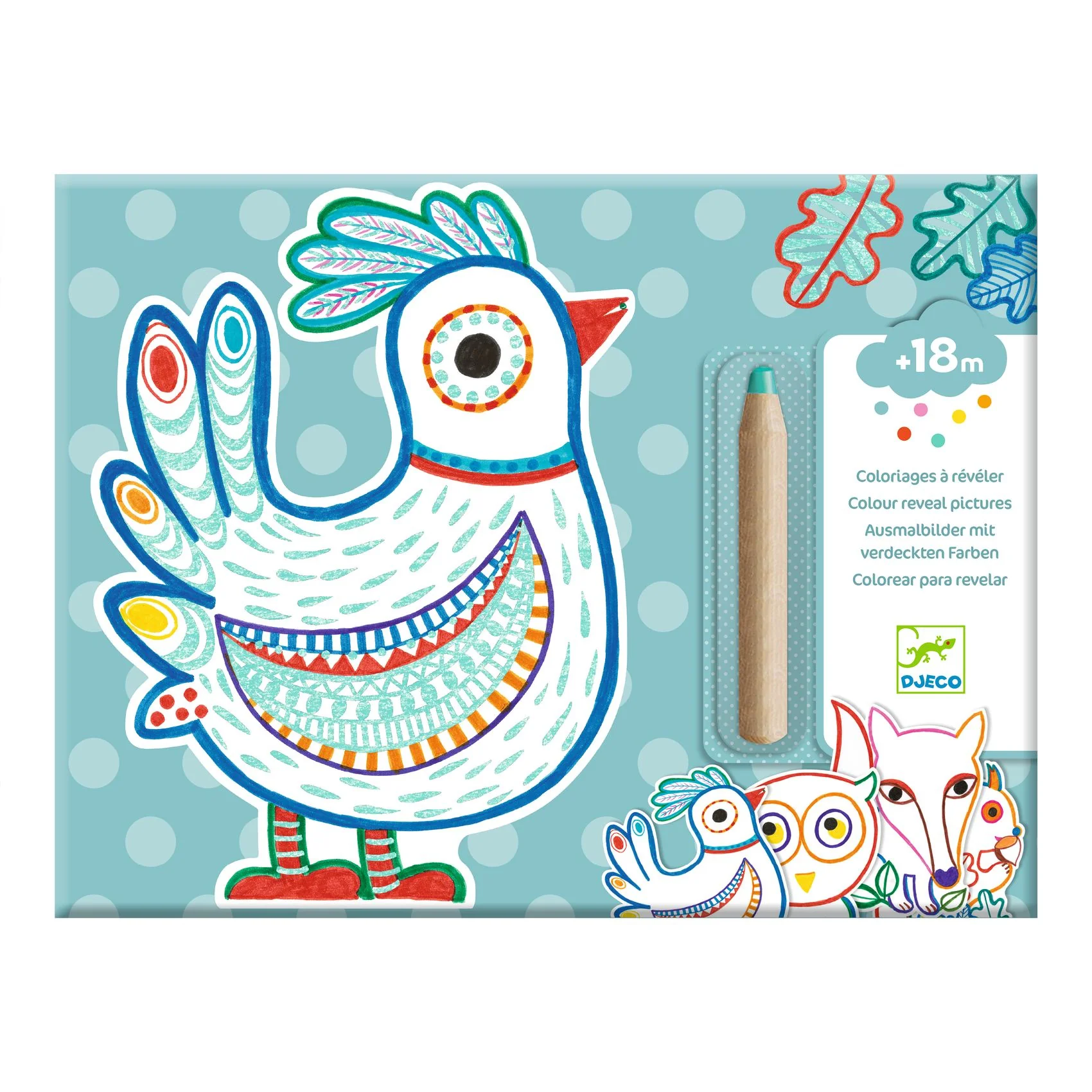 Long-Lasting DJECO Forest Friends to Discover Coloring made with FSC® Paper Professional