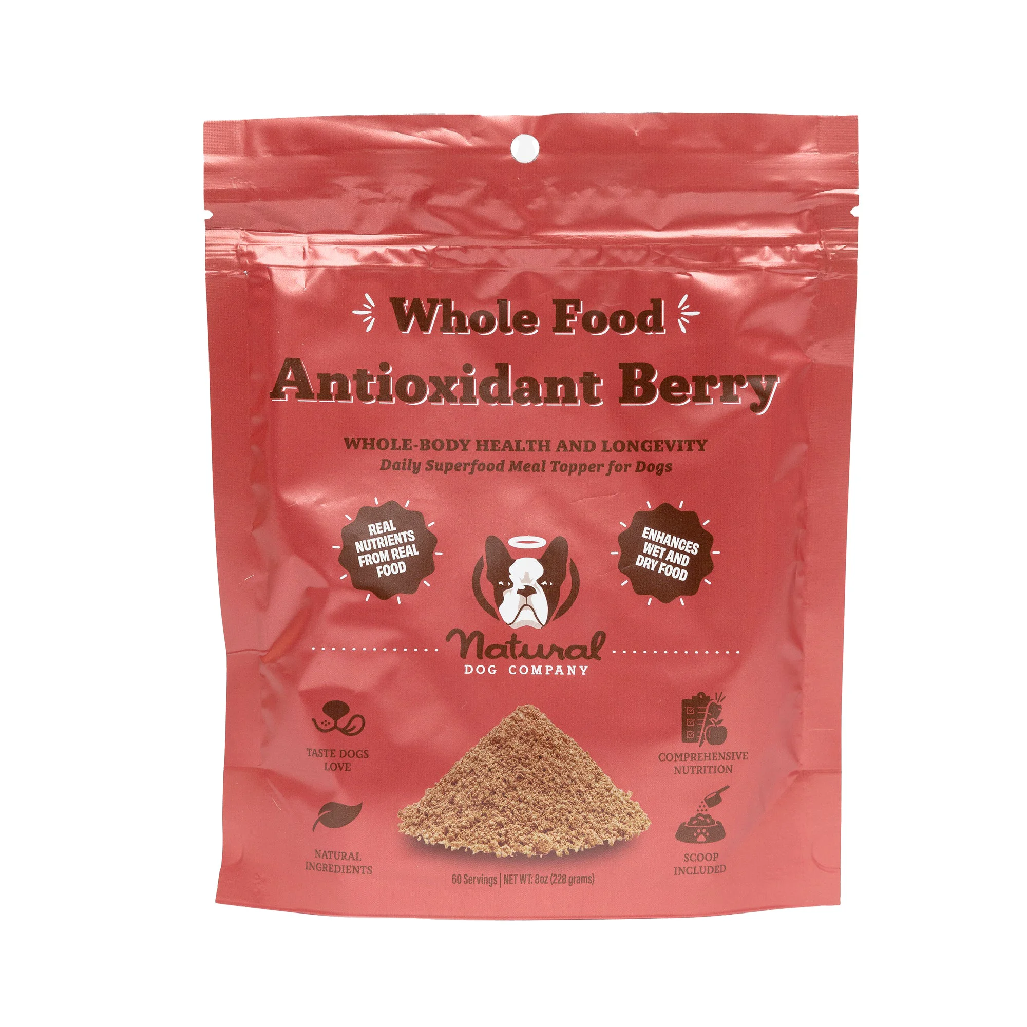 High-Performance Natural Dog Company Antioxidant Berry Superfood Granules Superior
