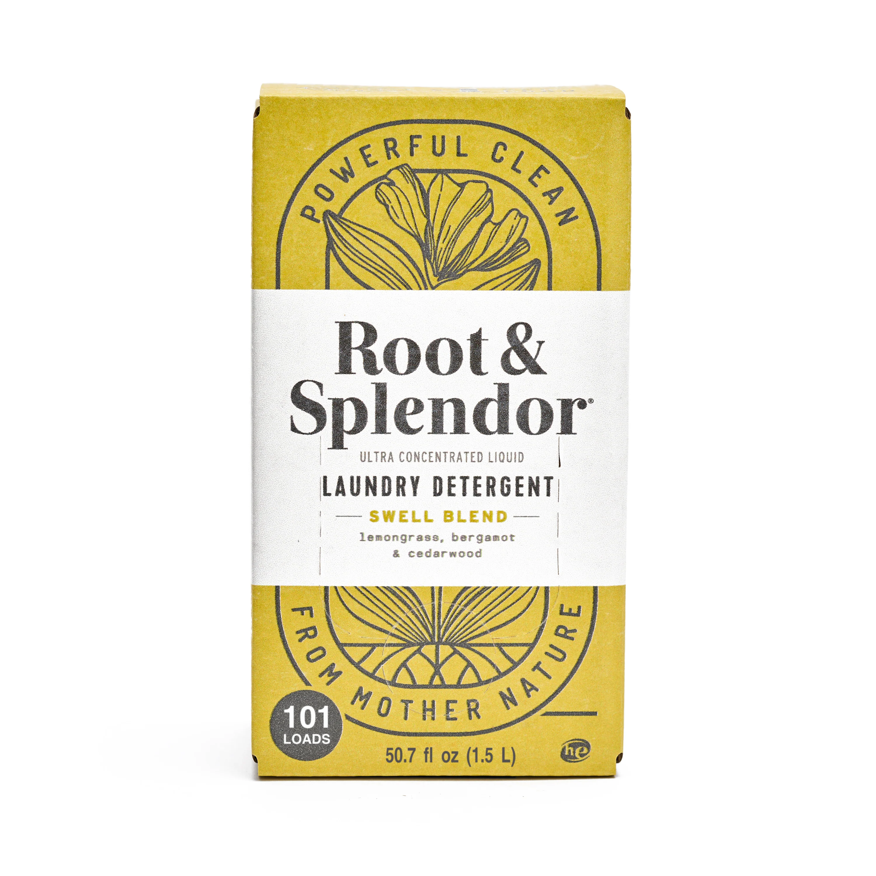 Lightweight Root Splendor Concentrated Laundry Detergent Responsible