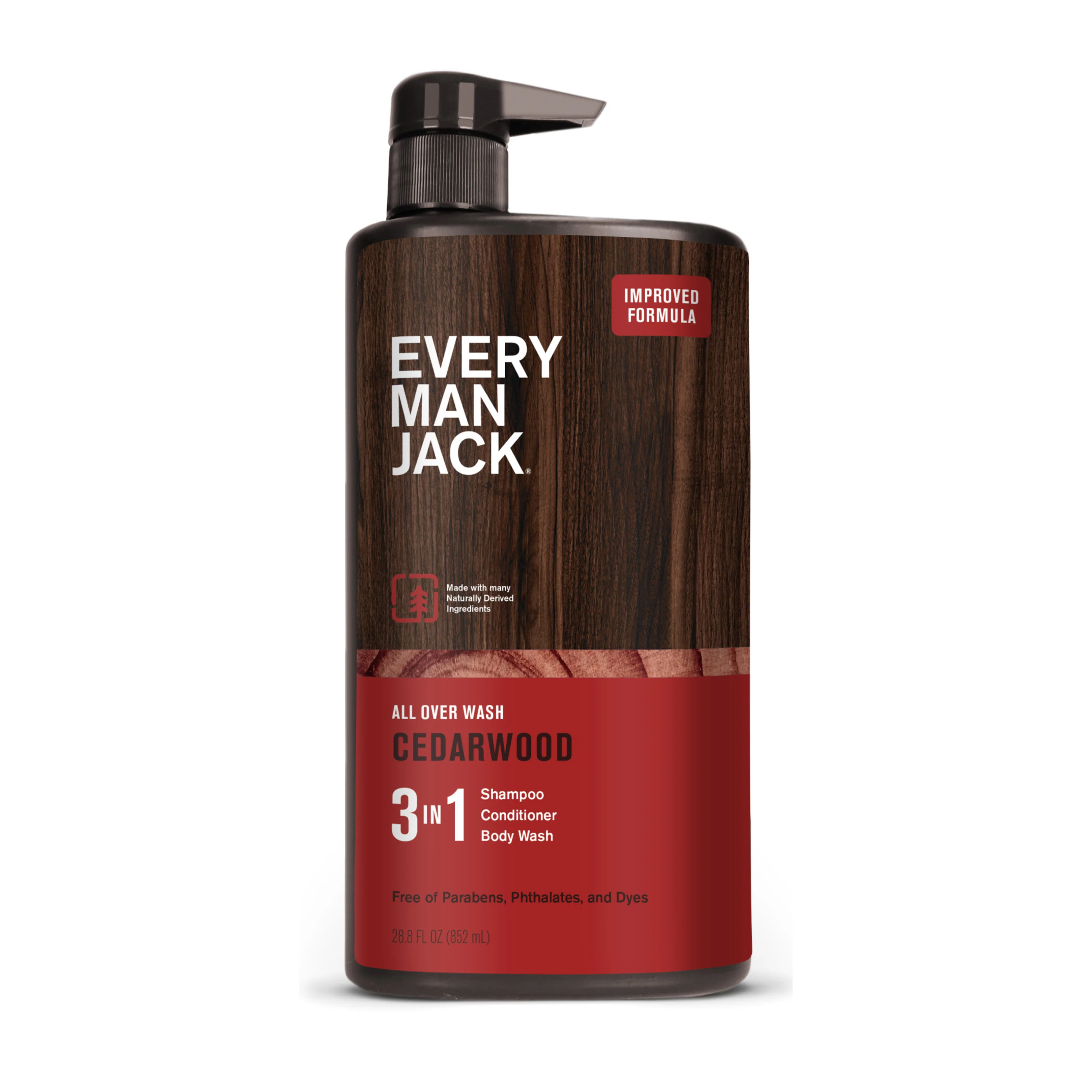 Superior Every Man Jack Hydrating Men’s 3-in-1 Body Wash and Shampoo and Conditioner Green