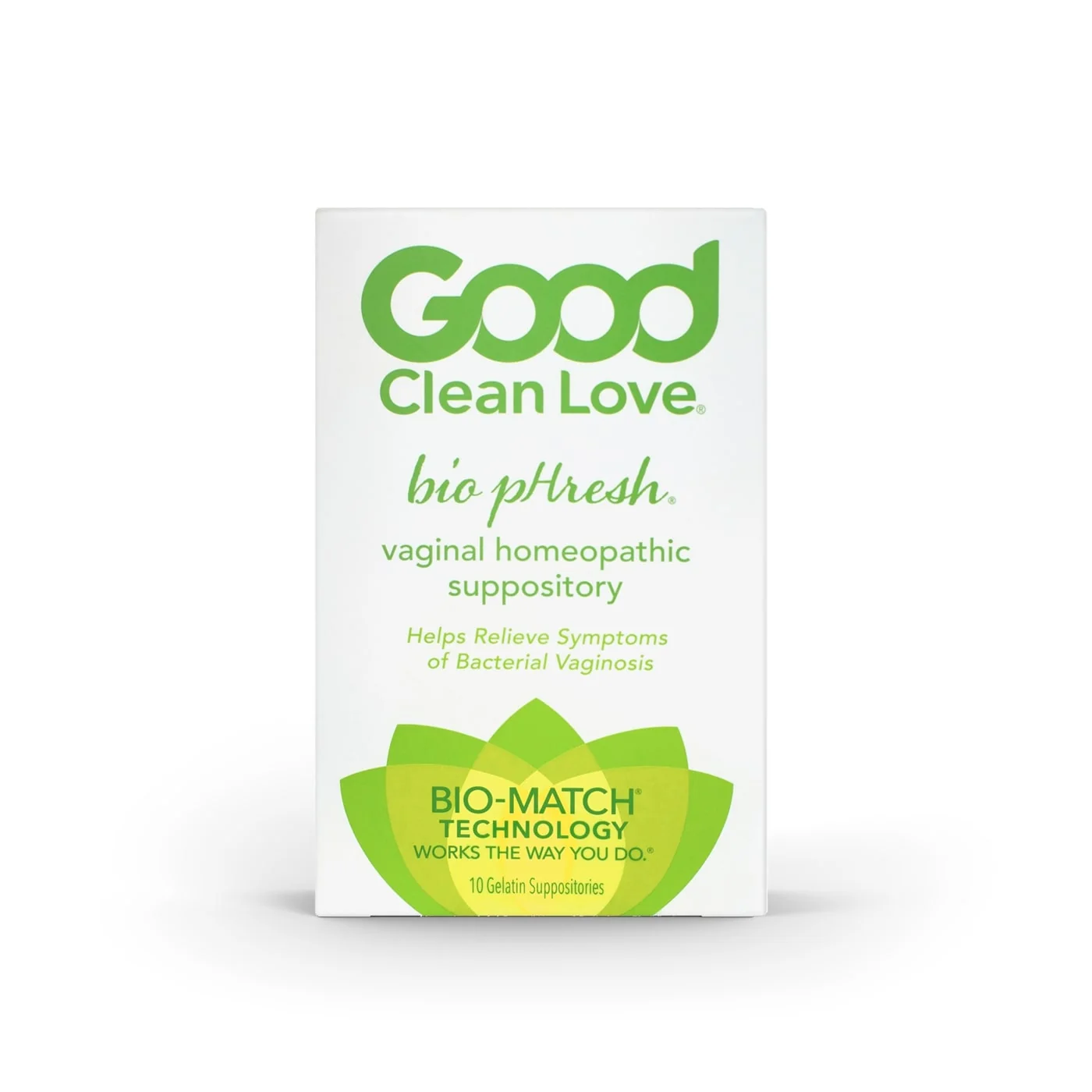 Lightweight Good Clean Love BiopHresh Vaginal Homeopathic Suppository World-Class