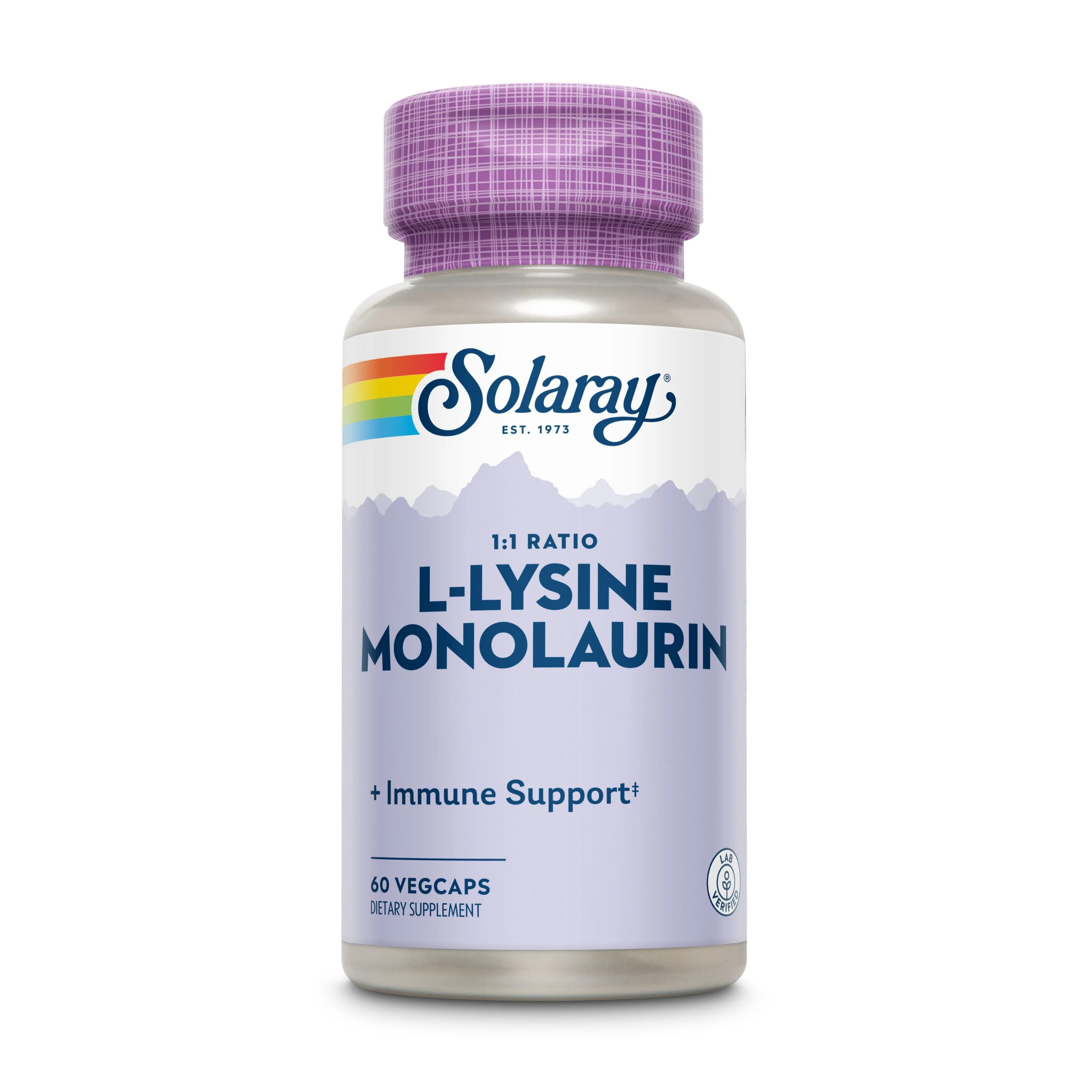 Stylish Solaray L-Lysine Monolaurin 1 1 Ratio Veg Capsule Exclusive