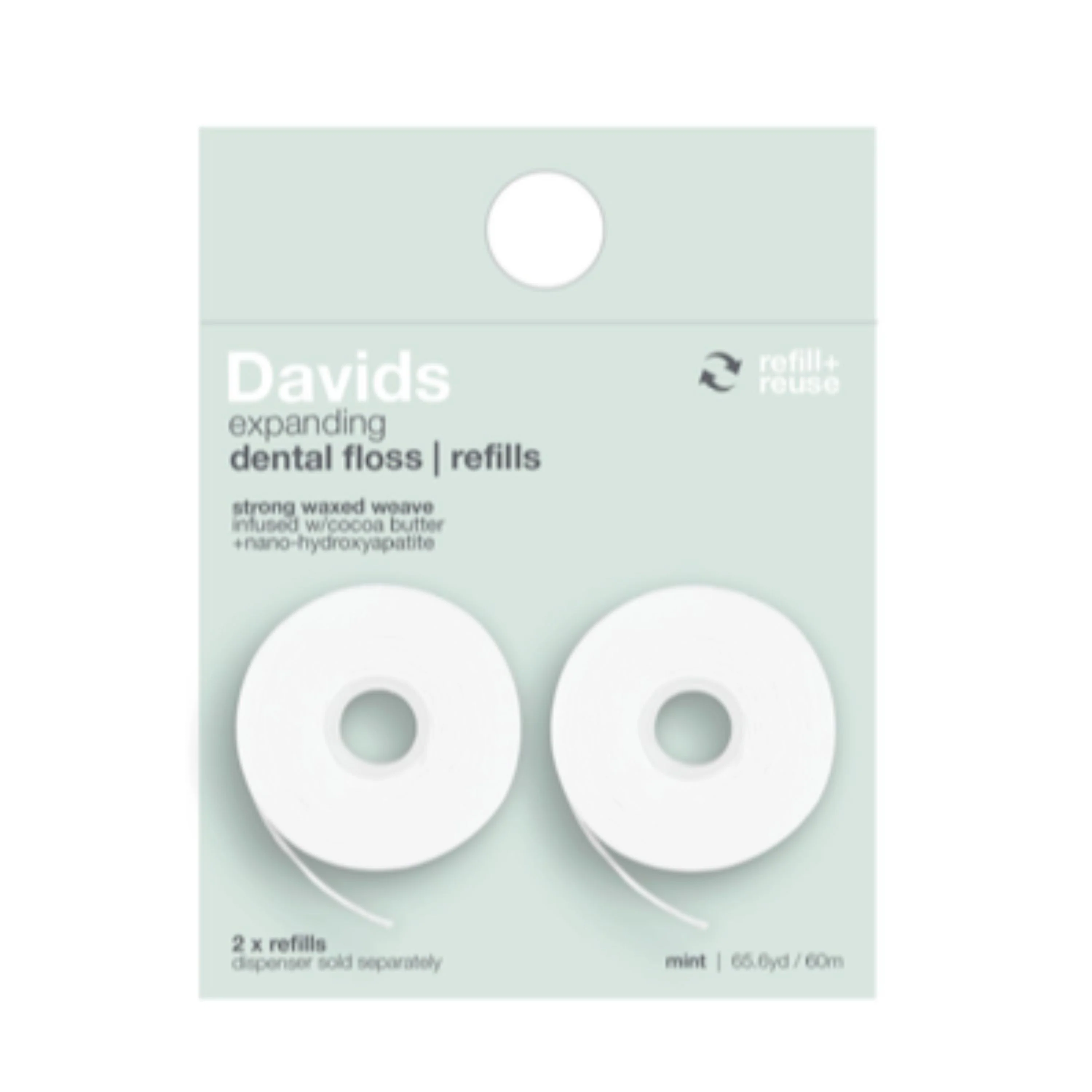 Superior Davids Hydroxi Expanding Dental Floss Refills Sophisticated